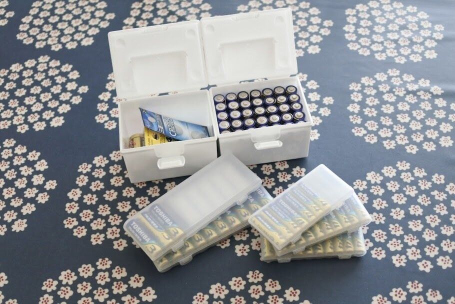 【100均】災害時の備えにも！おすすめの電池収納ケース