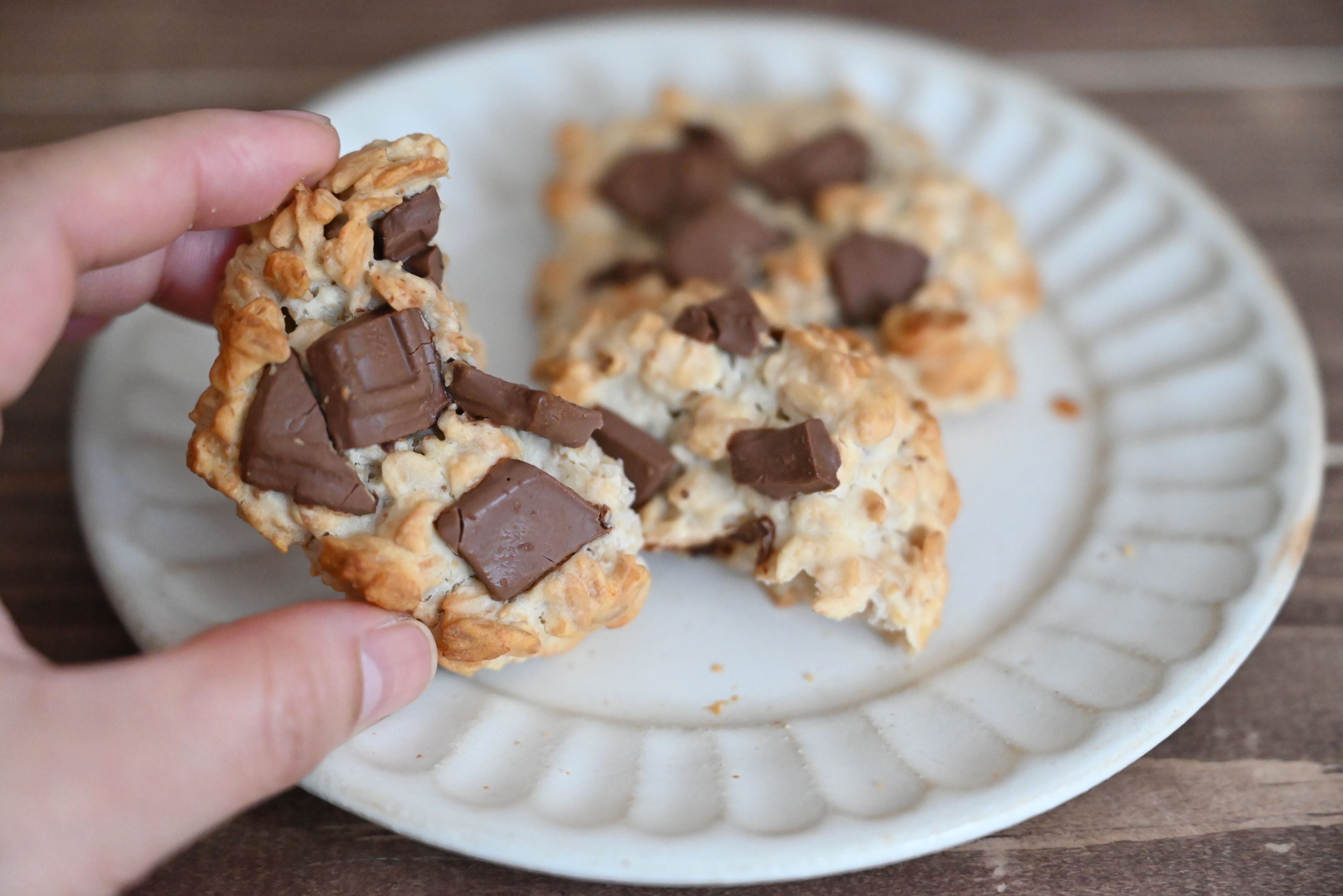 小麦粉なし！おやつ代わりにおすすめ！絶品オートミールチョコクッキー