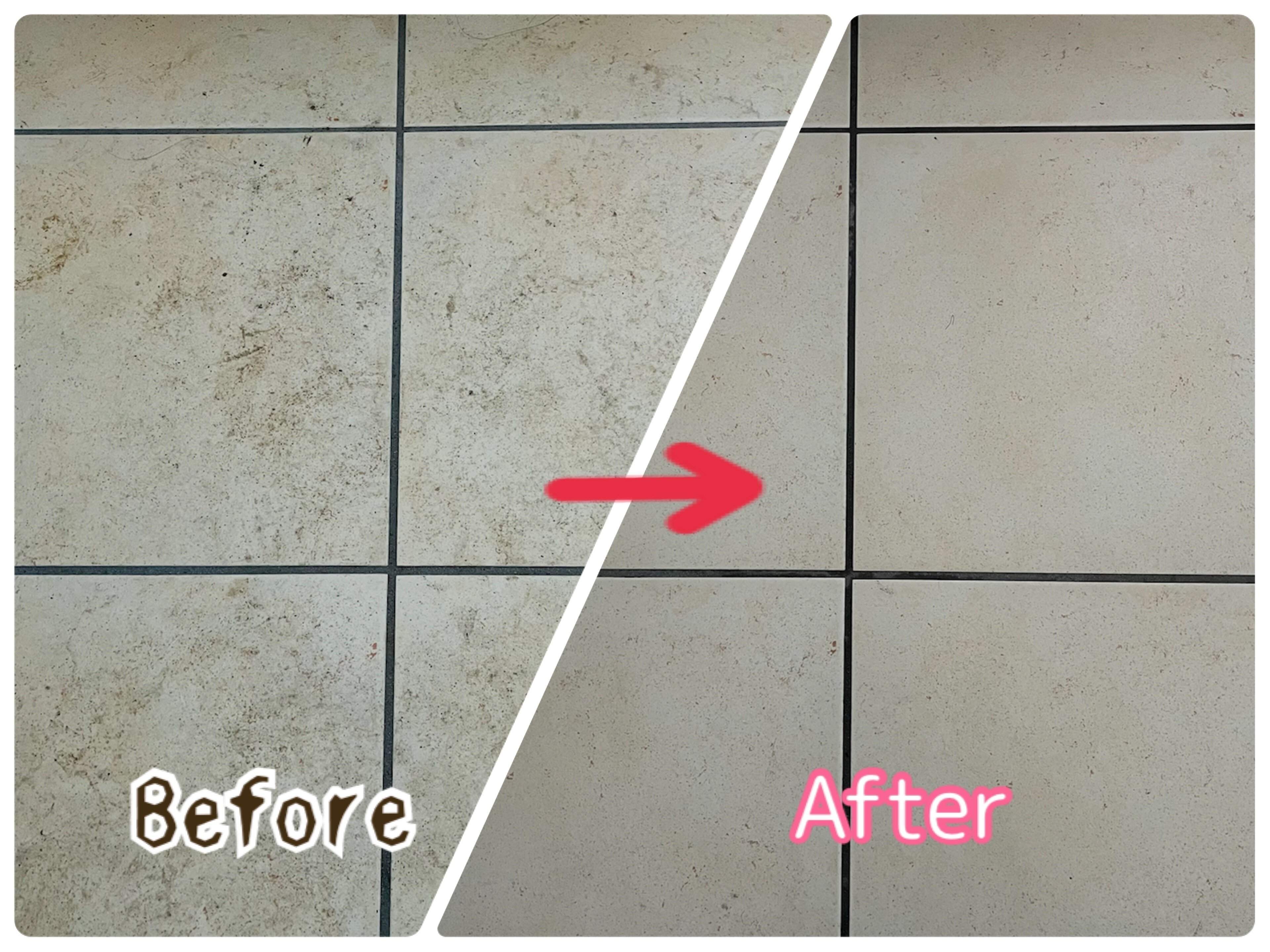 【カインズ】洗剤いらずでこんなに綺麗！玄関タイルが水だけでピカピカに