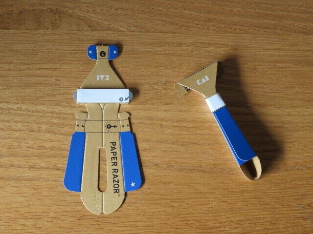 【脱プラスチック】ローソンで買える！貝印の紙カミソリを体当たり検証