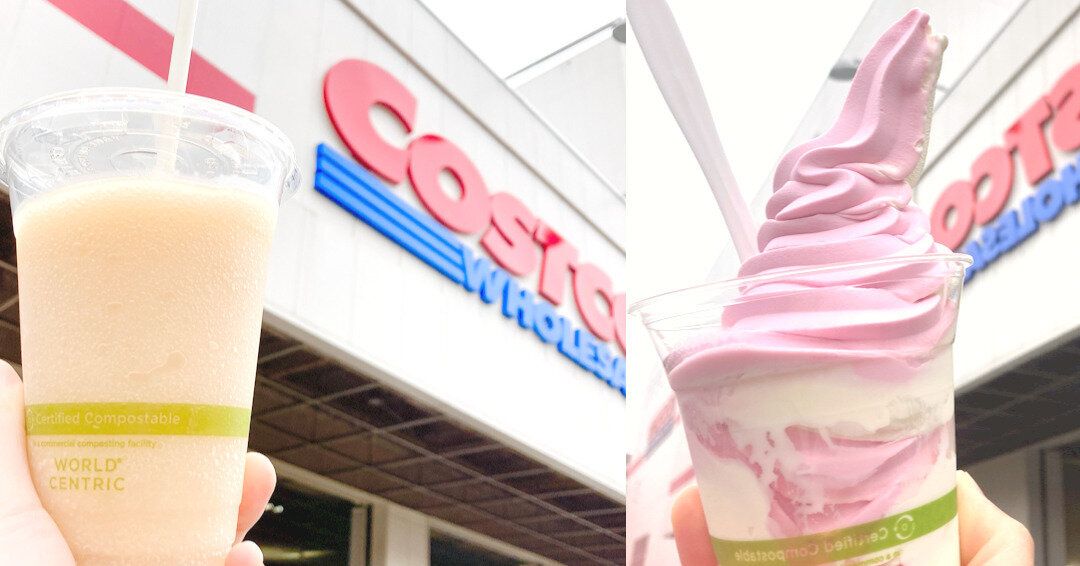 【コストコ】フードコートのソフトクリーム＆スムージーの新作は春の味！