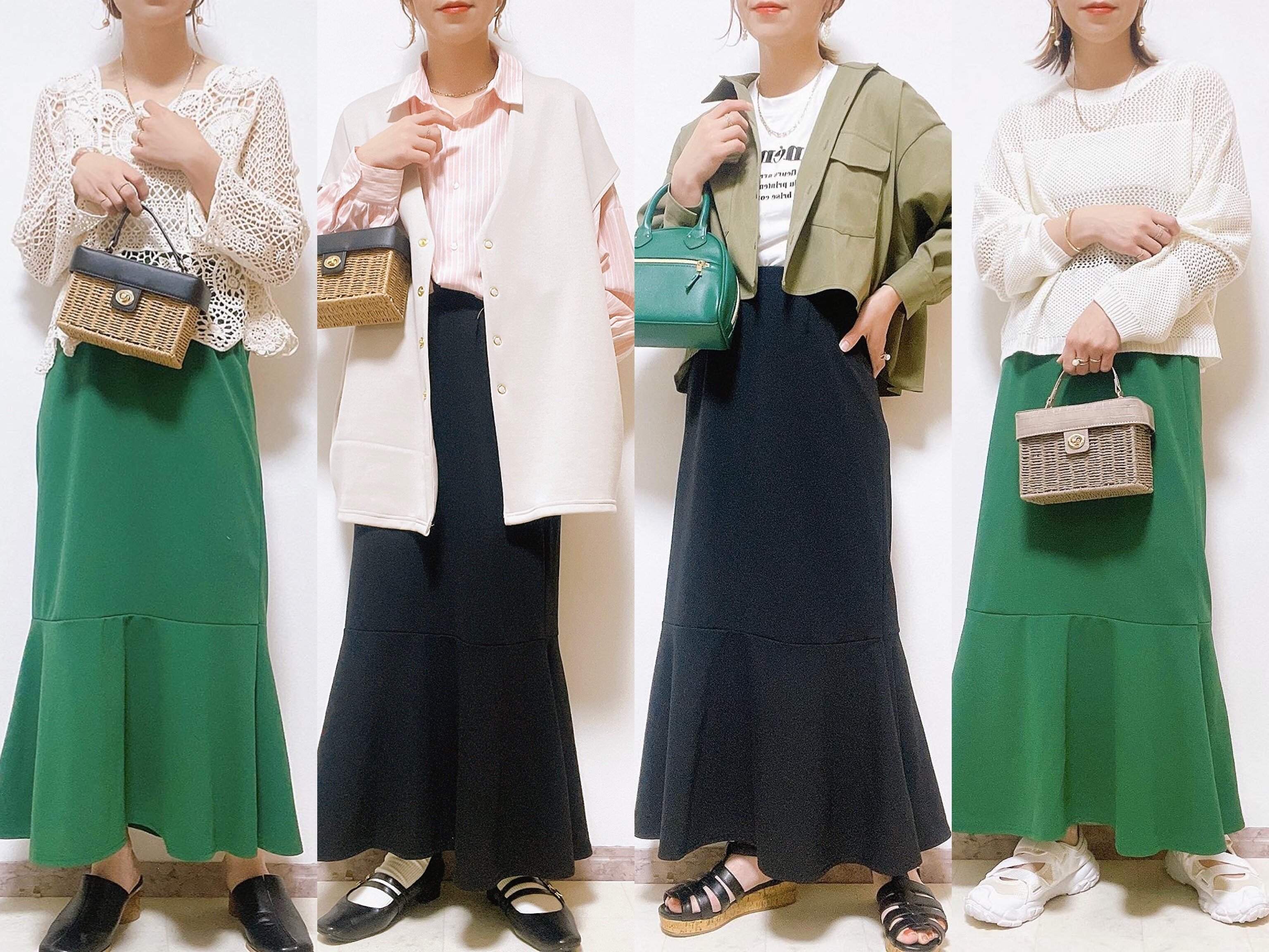 【しまむら】春もまだまだトレンドは続く！超プチプラで買えちゃうマーメイドスカート！