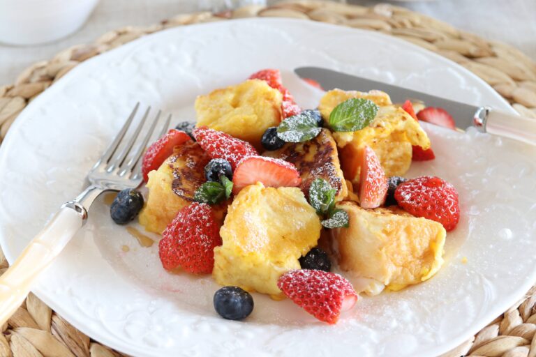 朝食にぴったり！爽やかな味のヨーグルト風味フレンチトースト