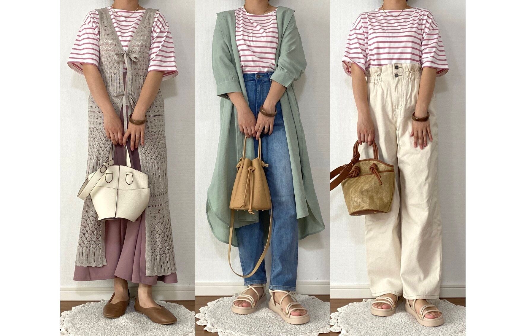 【しまむら】979円ピンクボーダーなら脱マンネリ&トレンド感もばっちり！