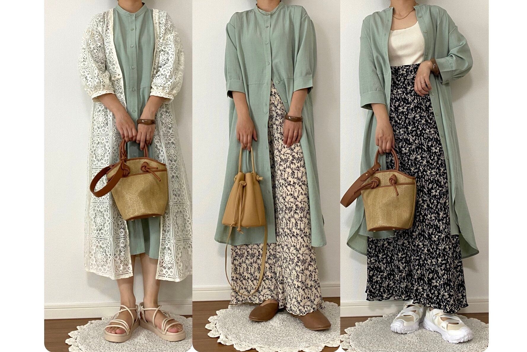 【しまむら】大人も着やすい春カラー！シャツワンピースなら体型カバーに着回し力も抜群！