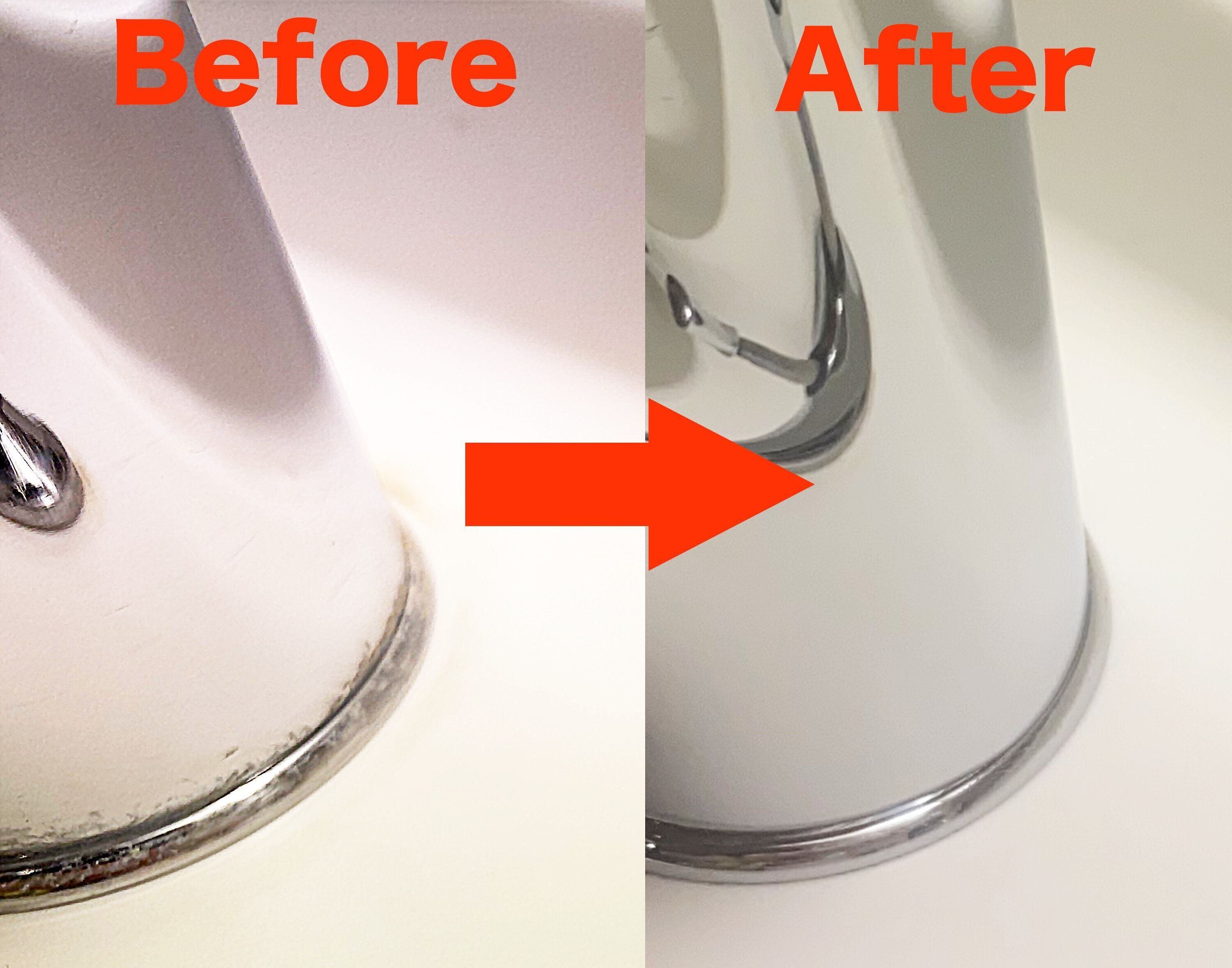 頑固な水垢落とし！専用洗剤でどこまで綺麗になるか試してみました