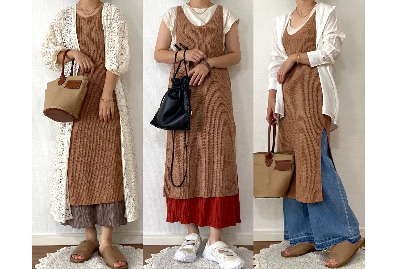 【しまむら】いつものコーデに重ねるだけ！一気に今っぽくなる夏キャミワンピース