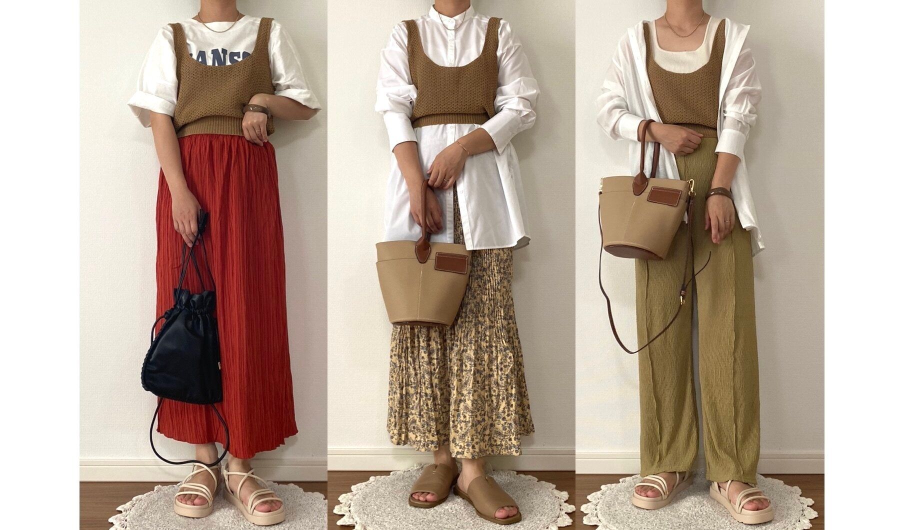 【しまむら】1,419円ニットビスチェが万能すぎてこの夏大活躍の予感！