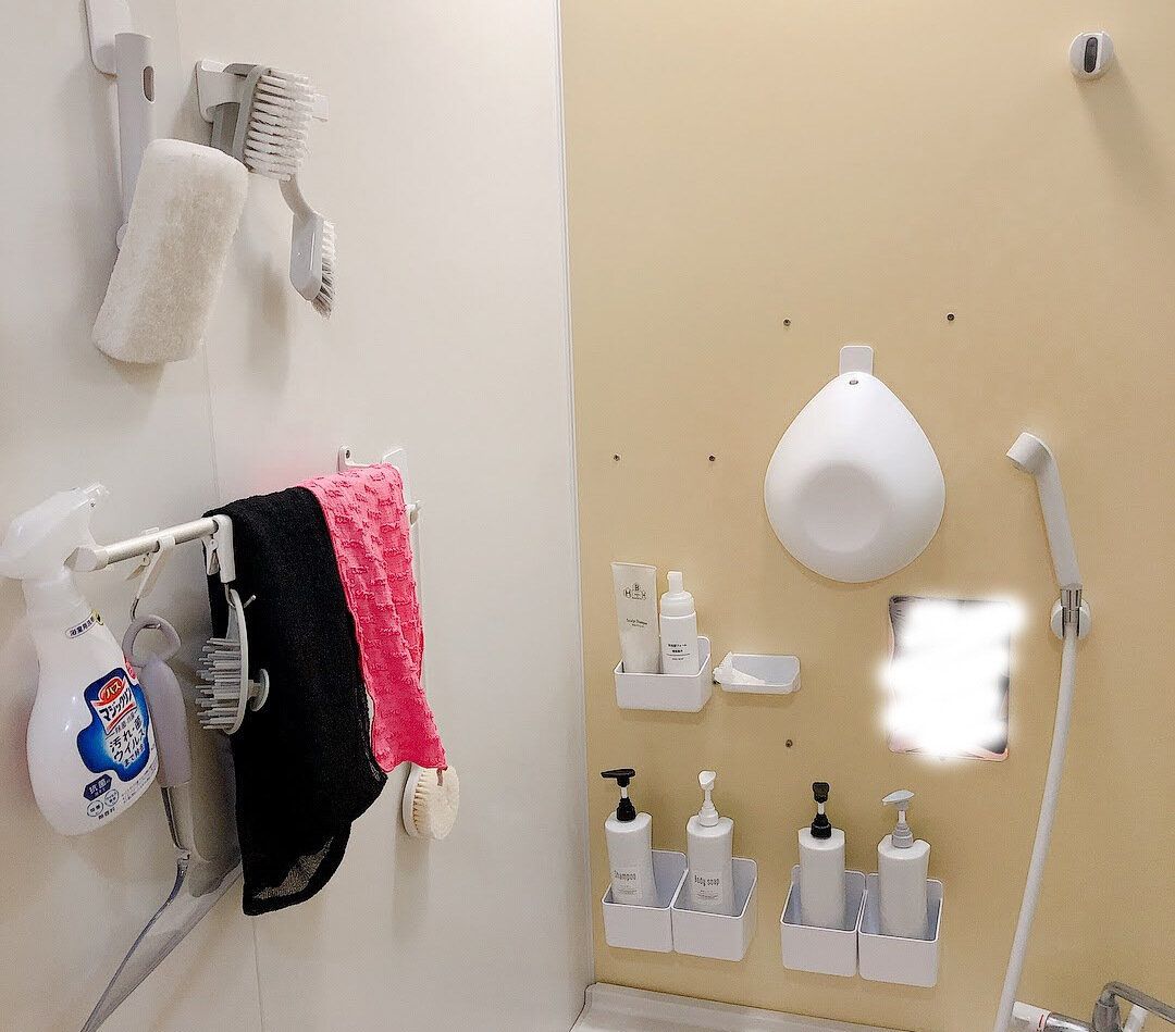 【お風呂の綺麗キープ術】汚れ防止収納と簡単掃除でラクしてきれいに！