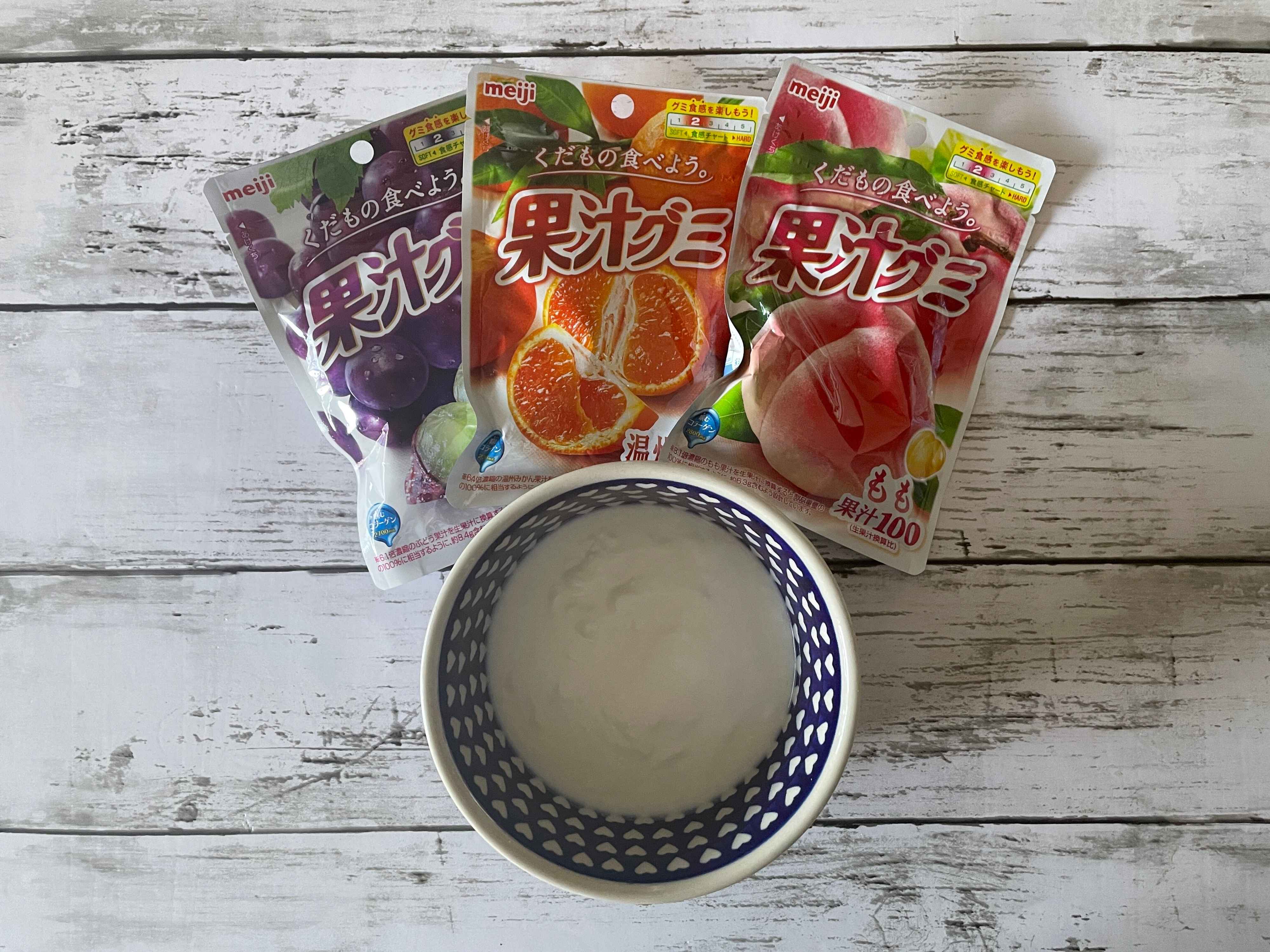 プルプル新食感にハマる！グミのヨーグルト漬けをためしてみた！