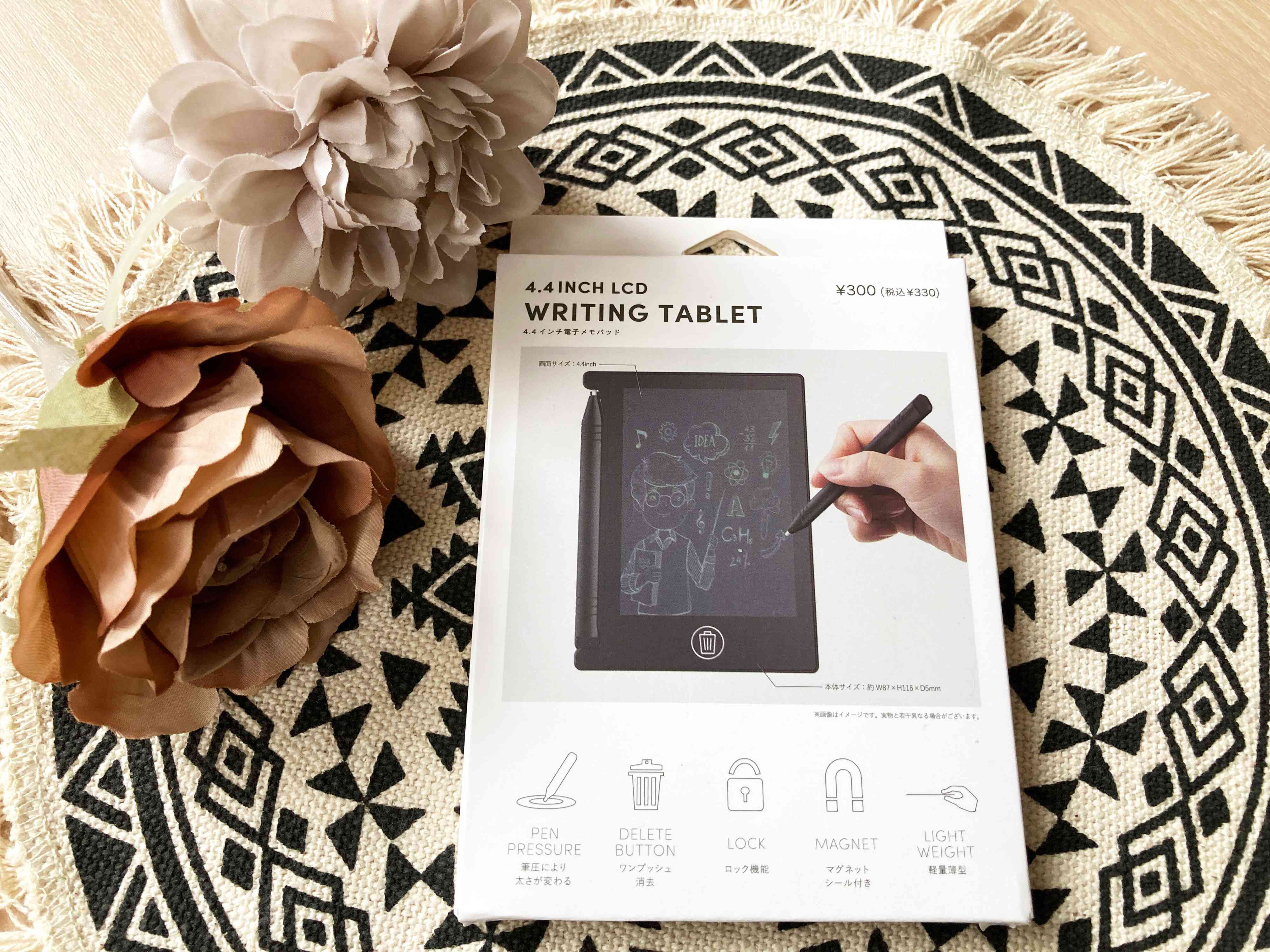 【3COINS】手のひらサイズの電子メモパッドが使えすぎ！