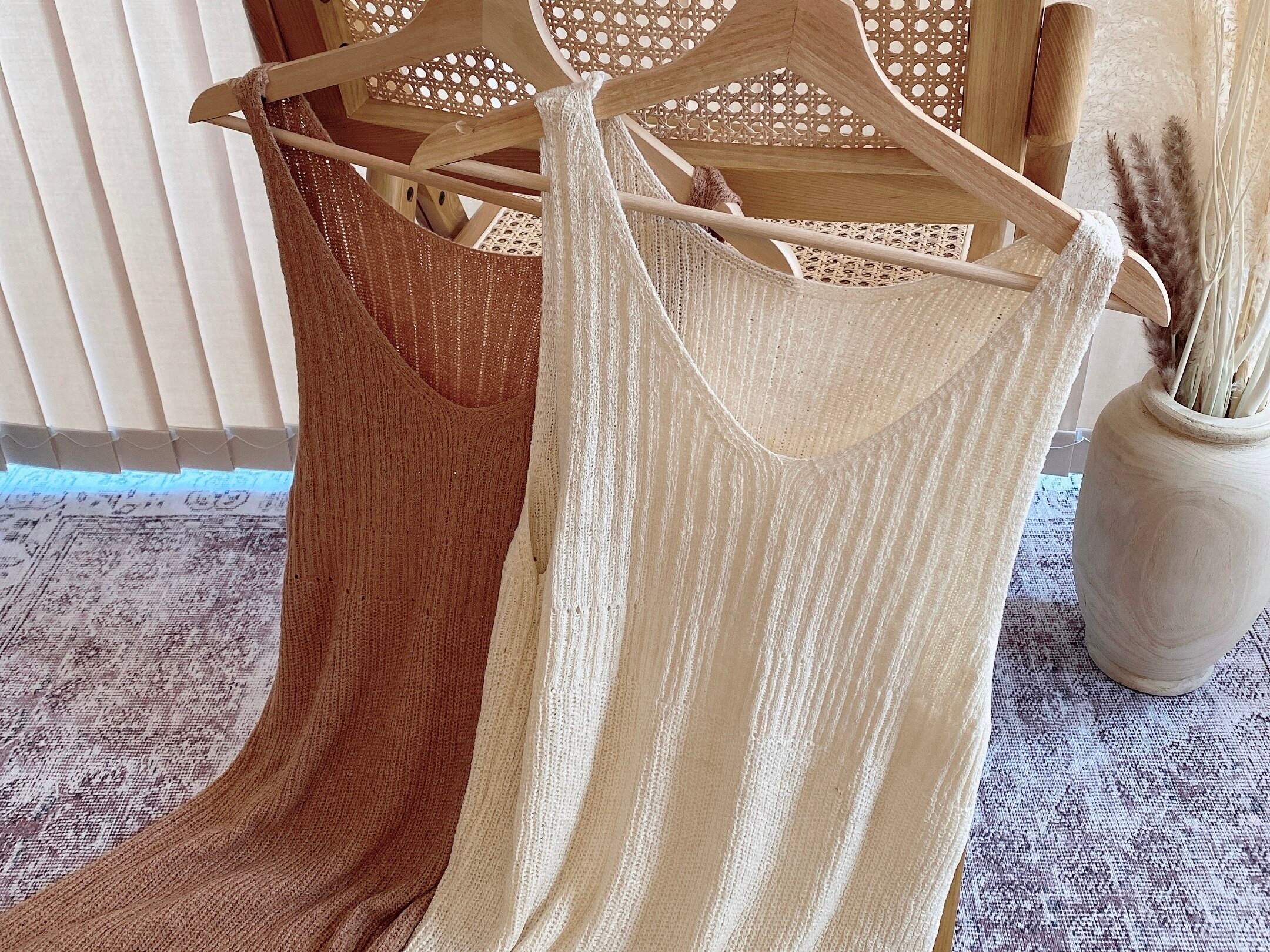 【しまむら】淡色好きさん必見！夏のニットキャミワンピ