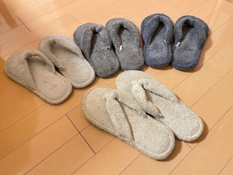 【無印良品】お風呂上がりに快適に過ごせる綿パイルスリッパ