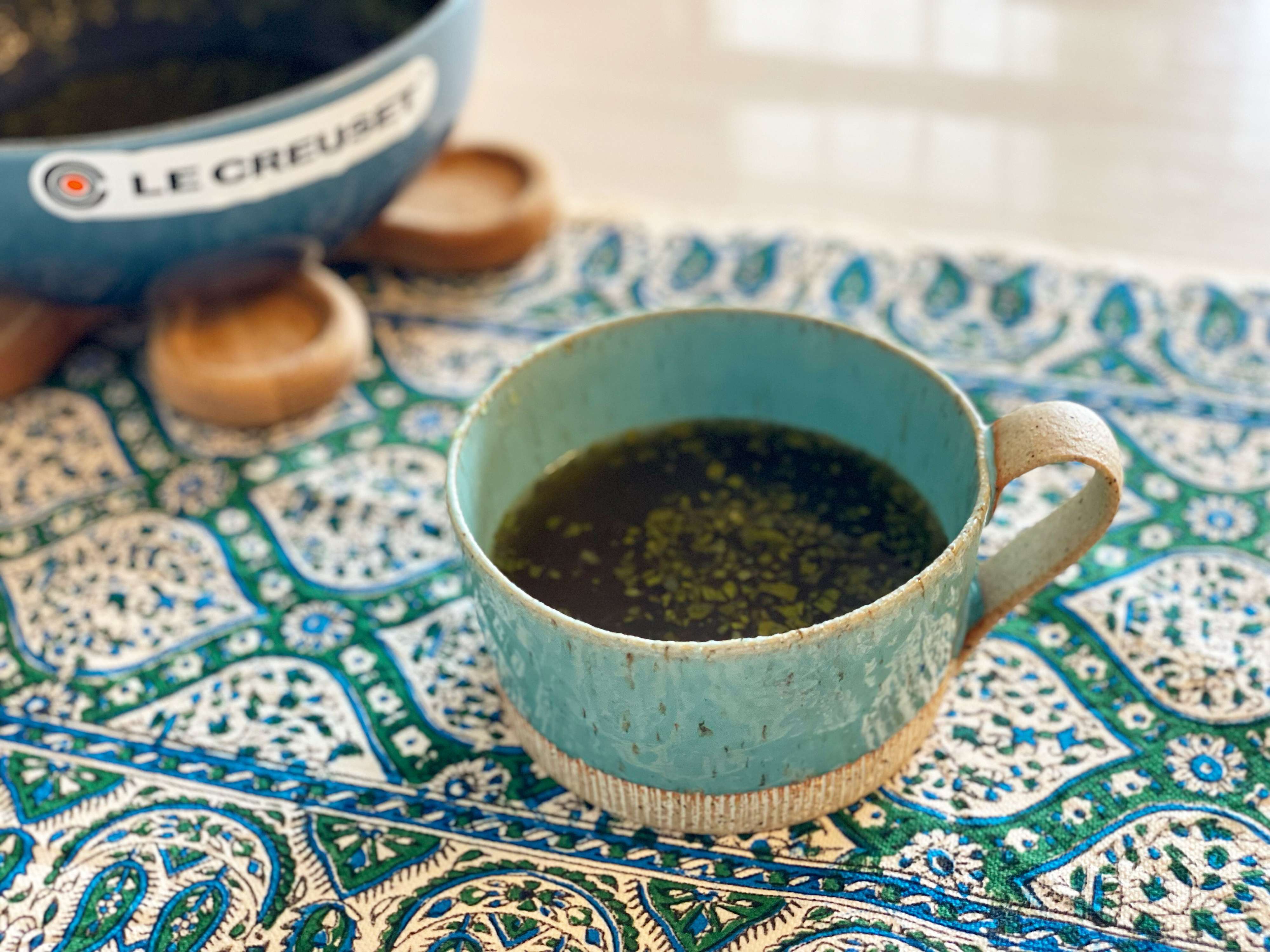 【エジプト伝統の味　モロヘイヤスープ】クレオパトラも飲んでいた？！美と健康の魅惑のスープ。