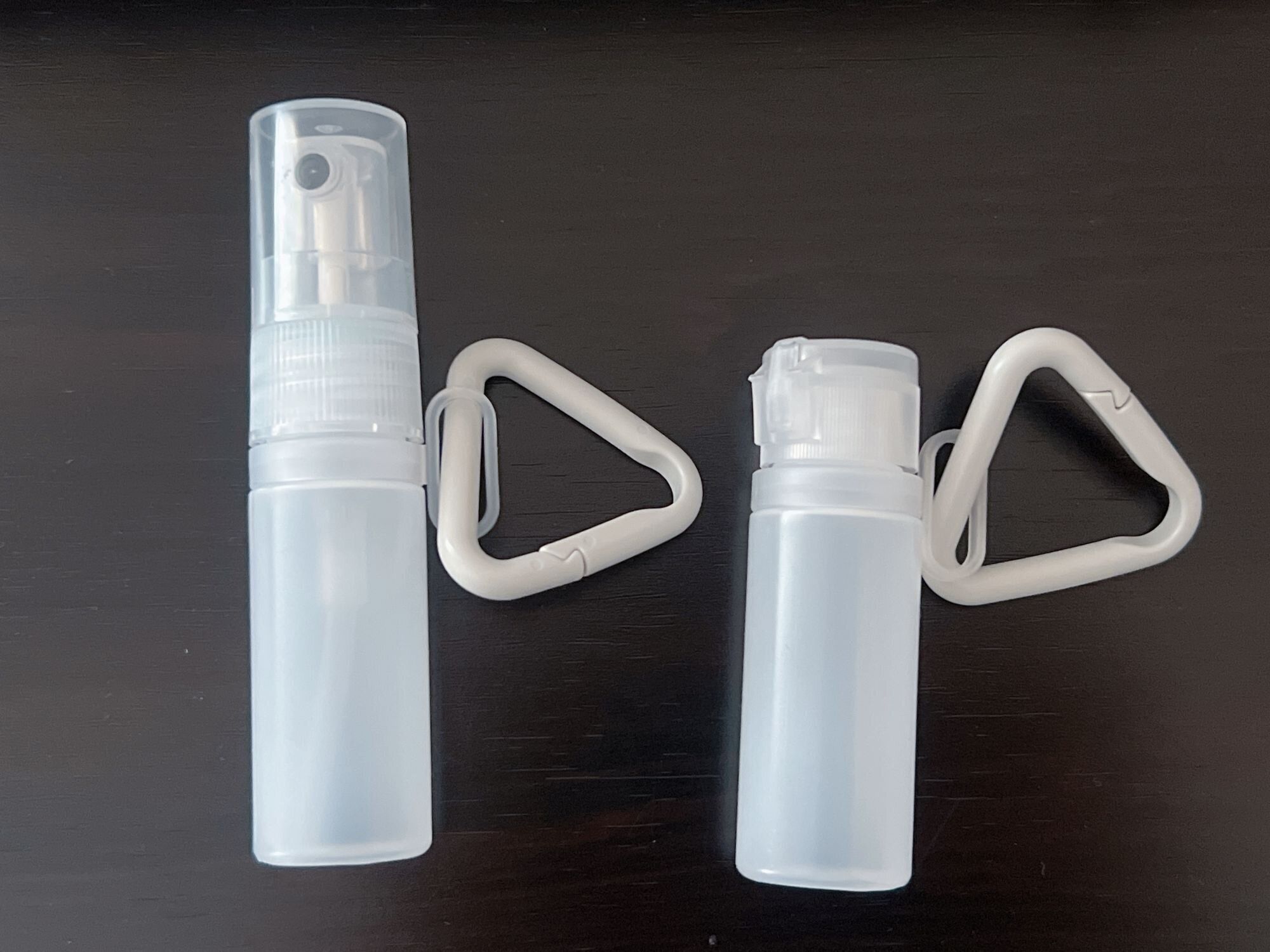 無印良品のカラビナつき「吊るせる小分けボトル」が便利！