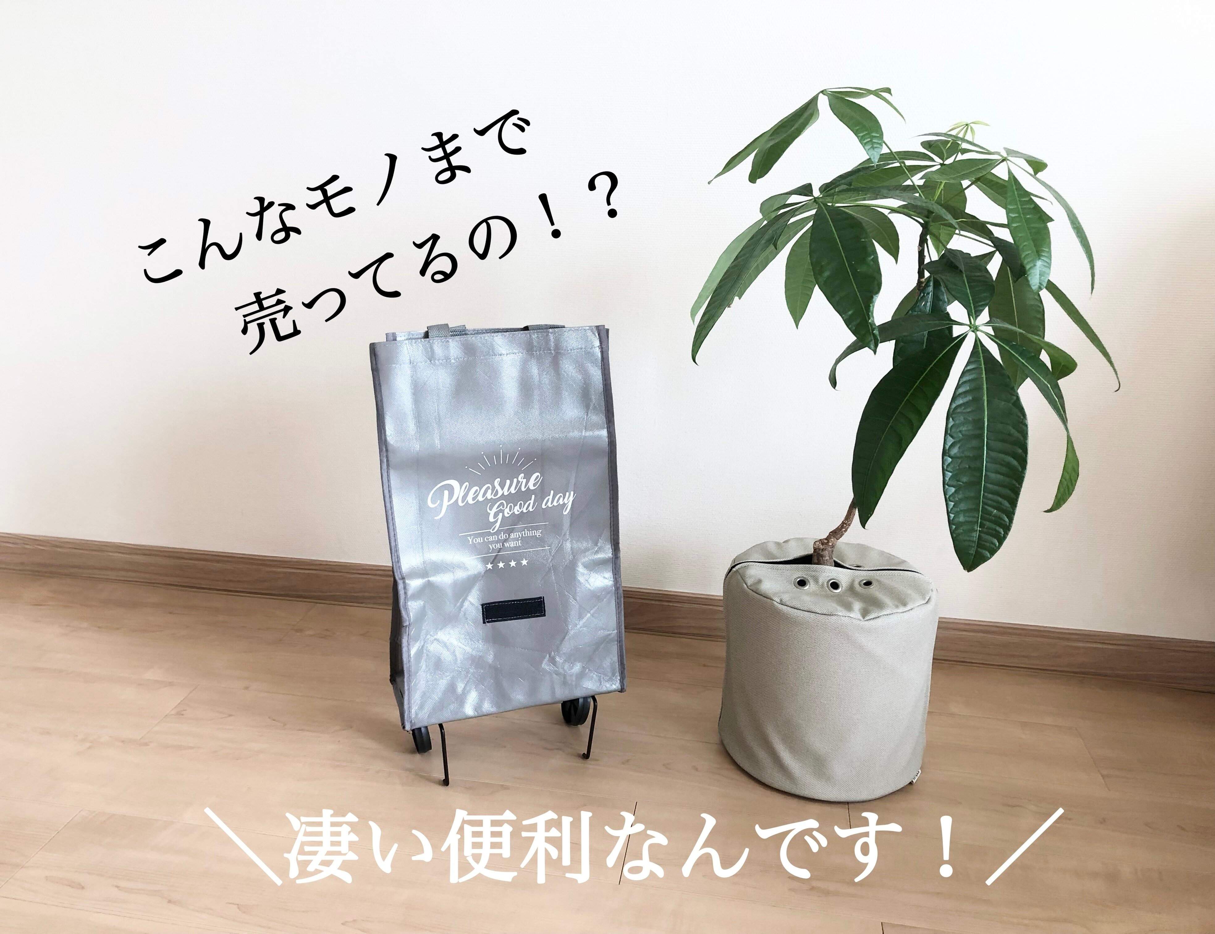 【ダイソー】こんなものまで売ってるの!?『キャスター付き折りたたみバッグ』