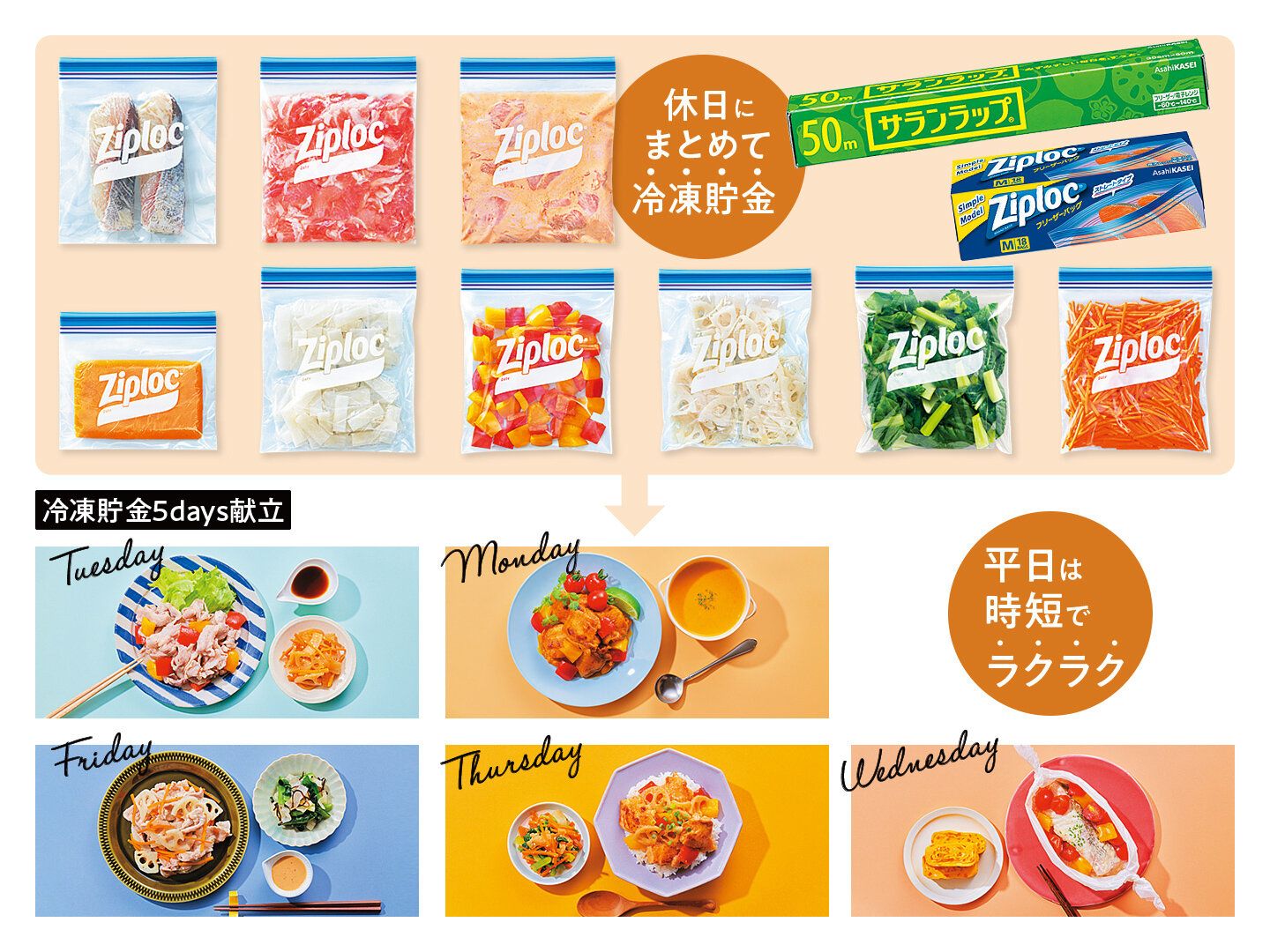 時間も栄養もお金も貯まる！”冷凍貯金”で平日ごはんをラクしよう！