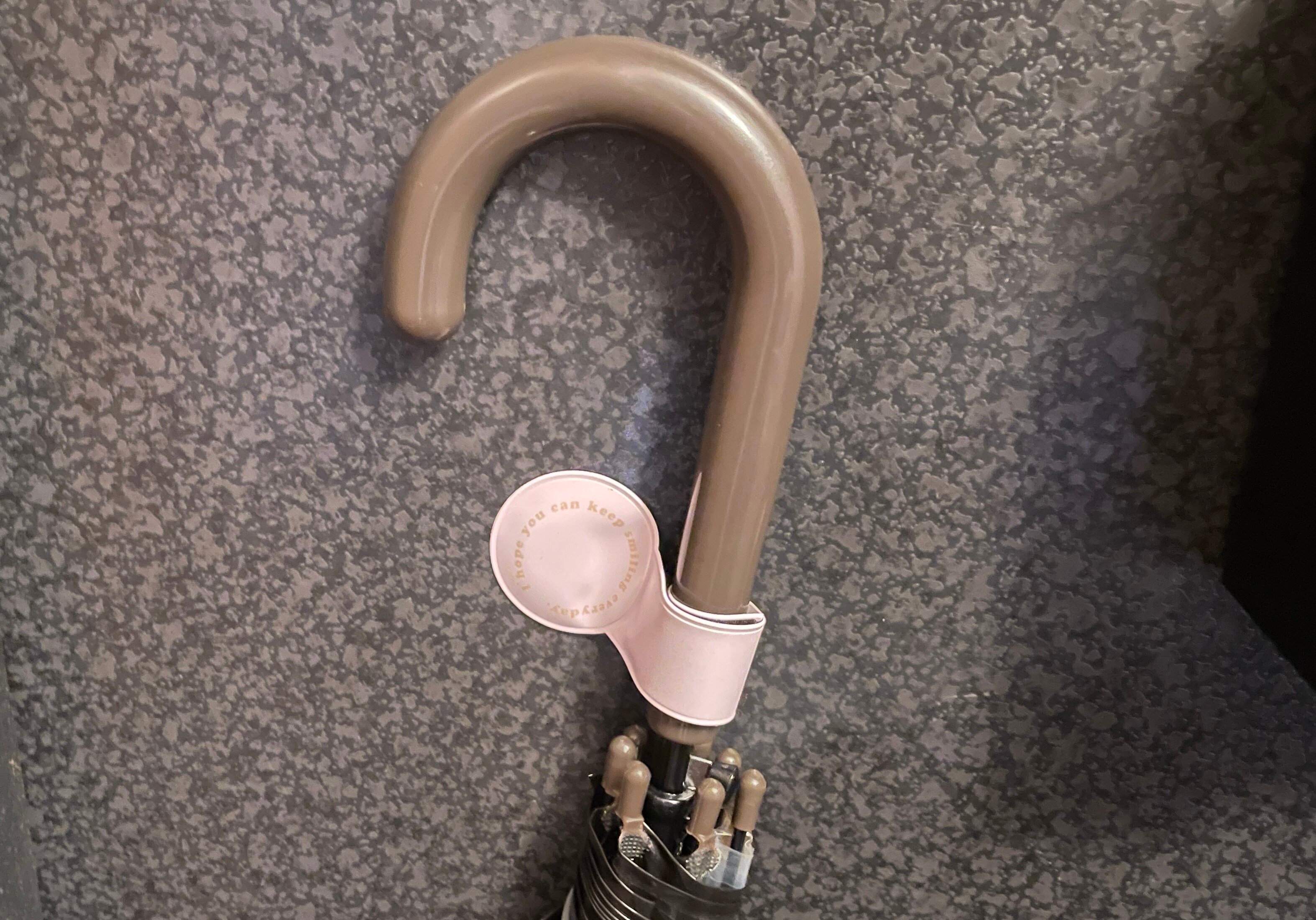 【ワッツ】ドアに傘がピタッ！もう玄関に傘立ていらないじゃん！