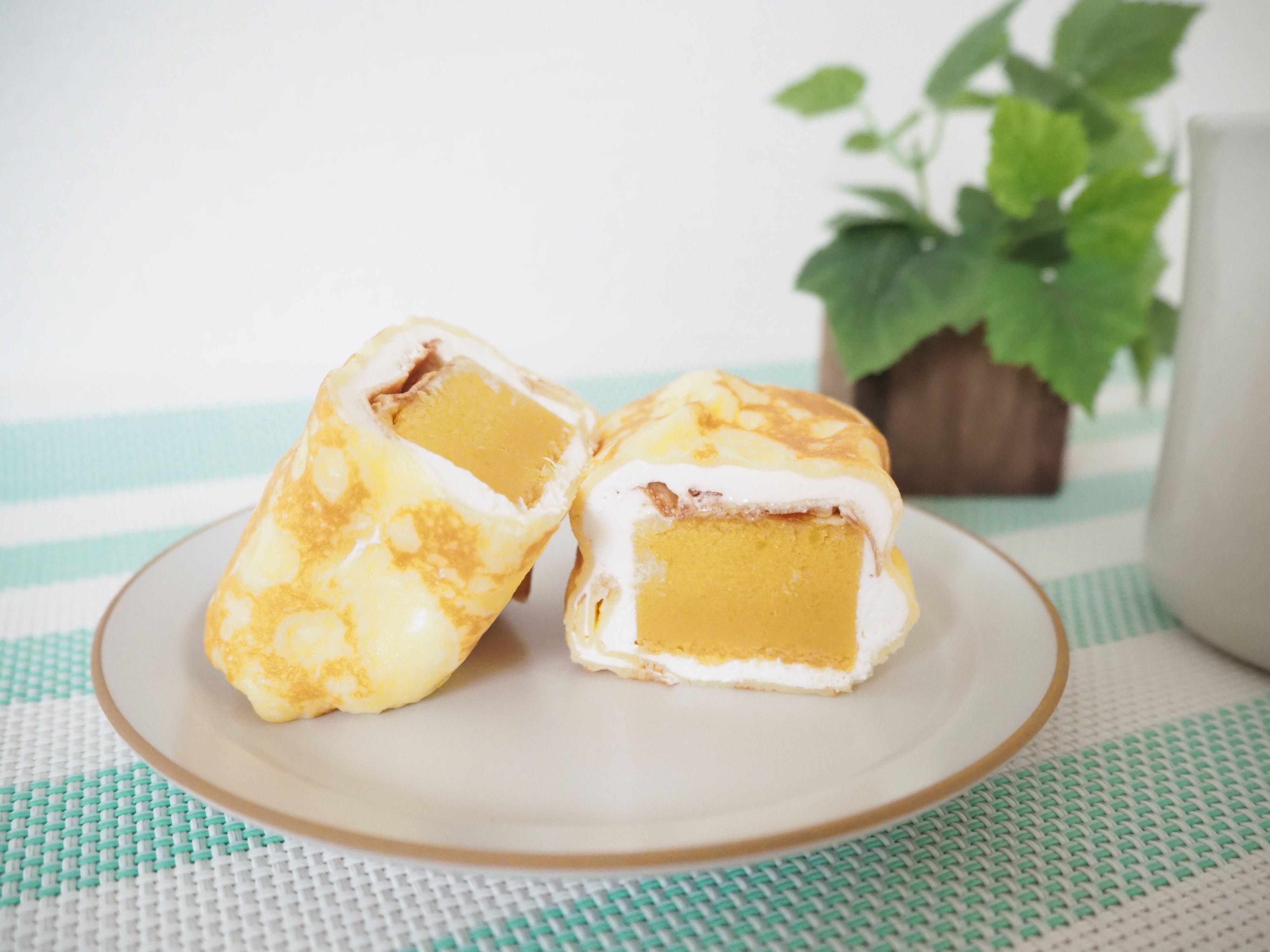 【ミニストップ】甘さにほっこり！スイートポテトのクレープロールは満足できる食べ応え！