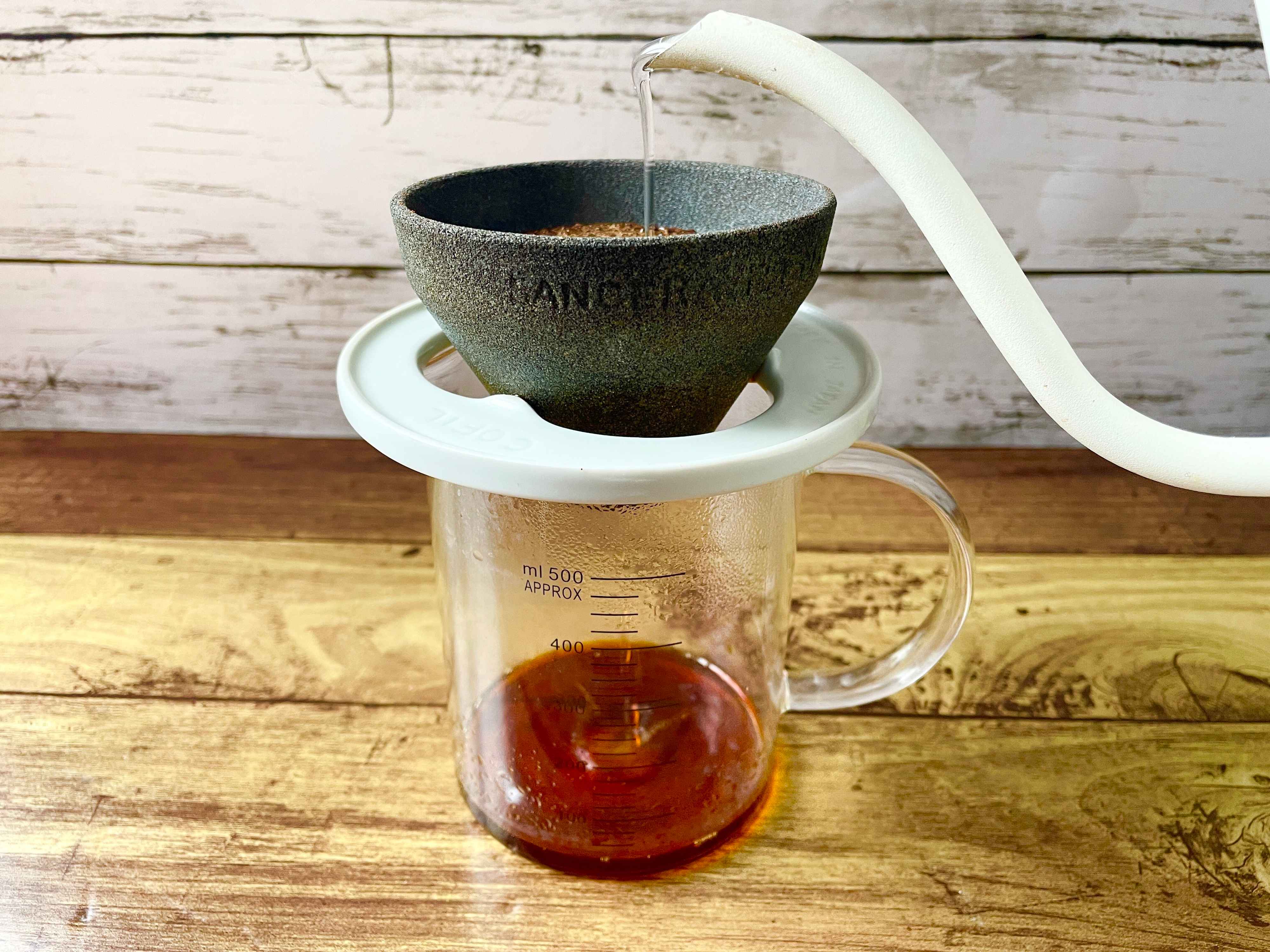 【ダイソー】コレ220円って神！コーヒーも淹れられる耐熱ガラスの計量カップ