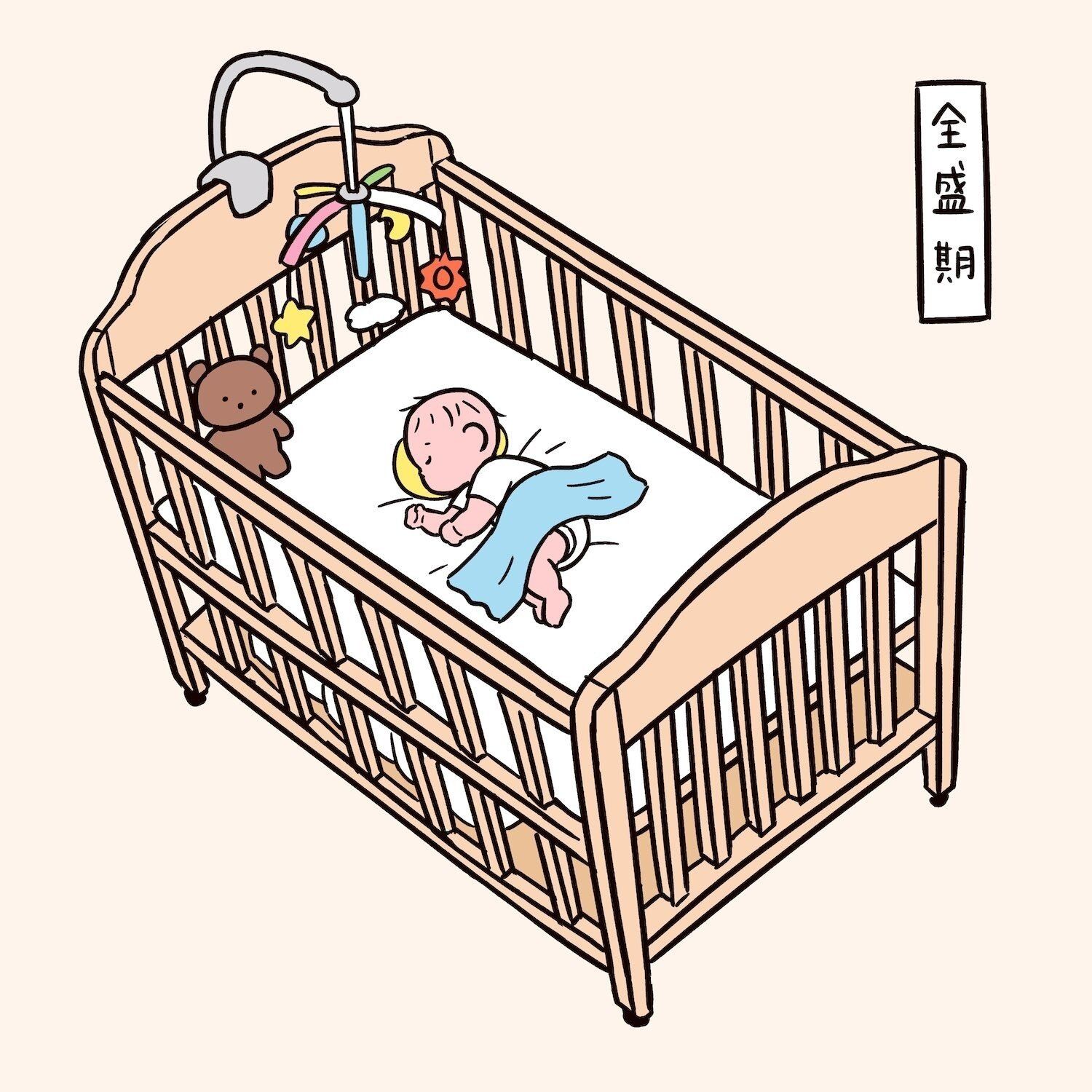 「最初笑ったのに、2回目胸がギュンってなった」ベビーベッドの一生を描いた漫画に3.2万いいね！