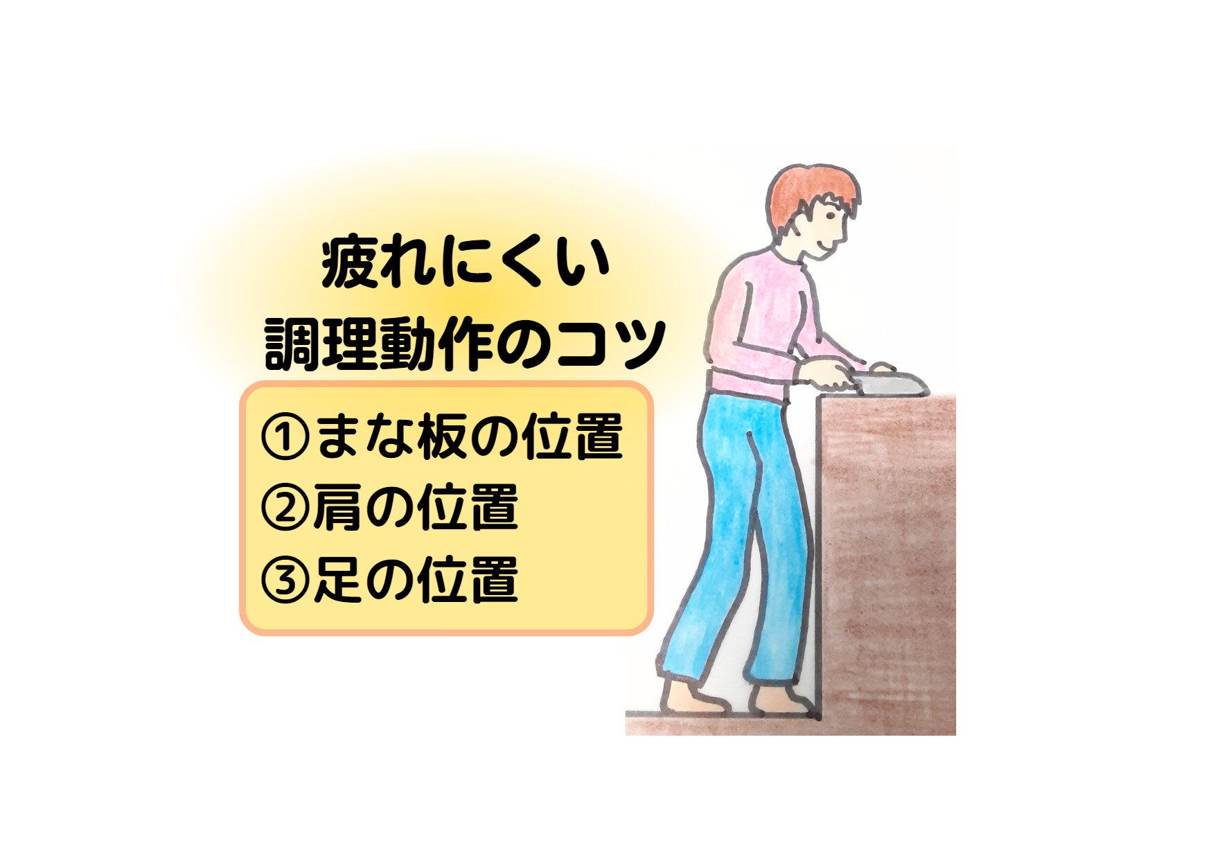 【疲れない家事】からだにやさしい調理動作のコツ