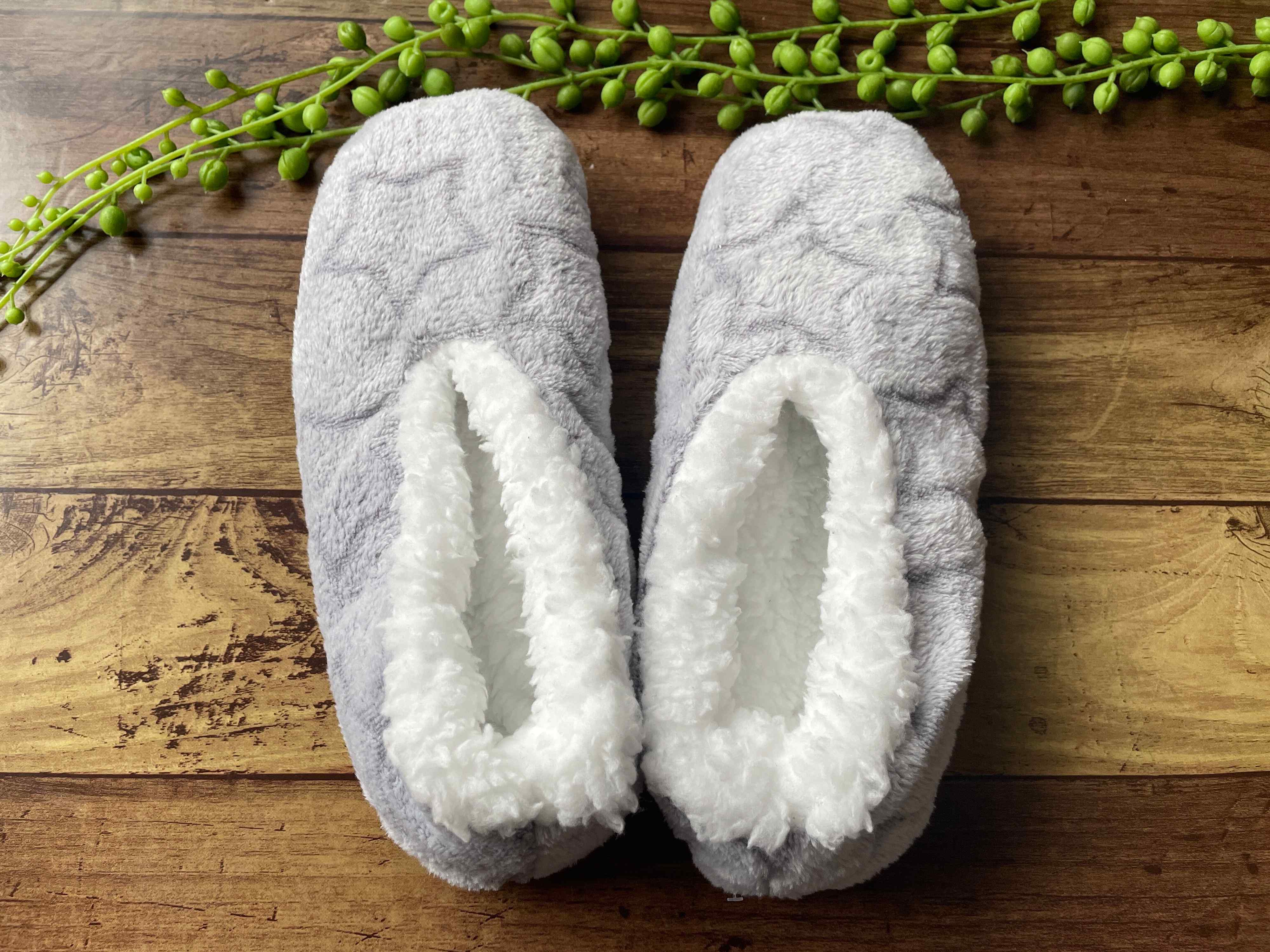 【ワッツ】これは高見え！ボアのボリューム感がイイ！もこもこルームシューズ