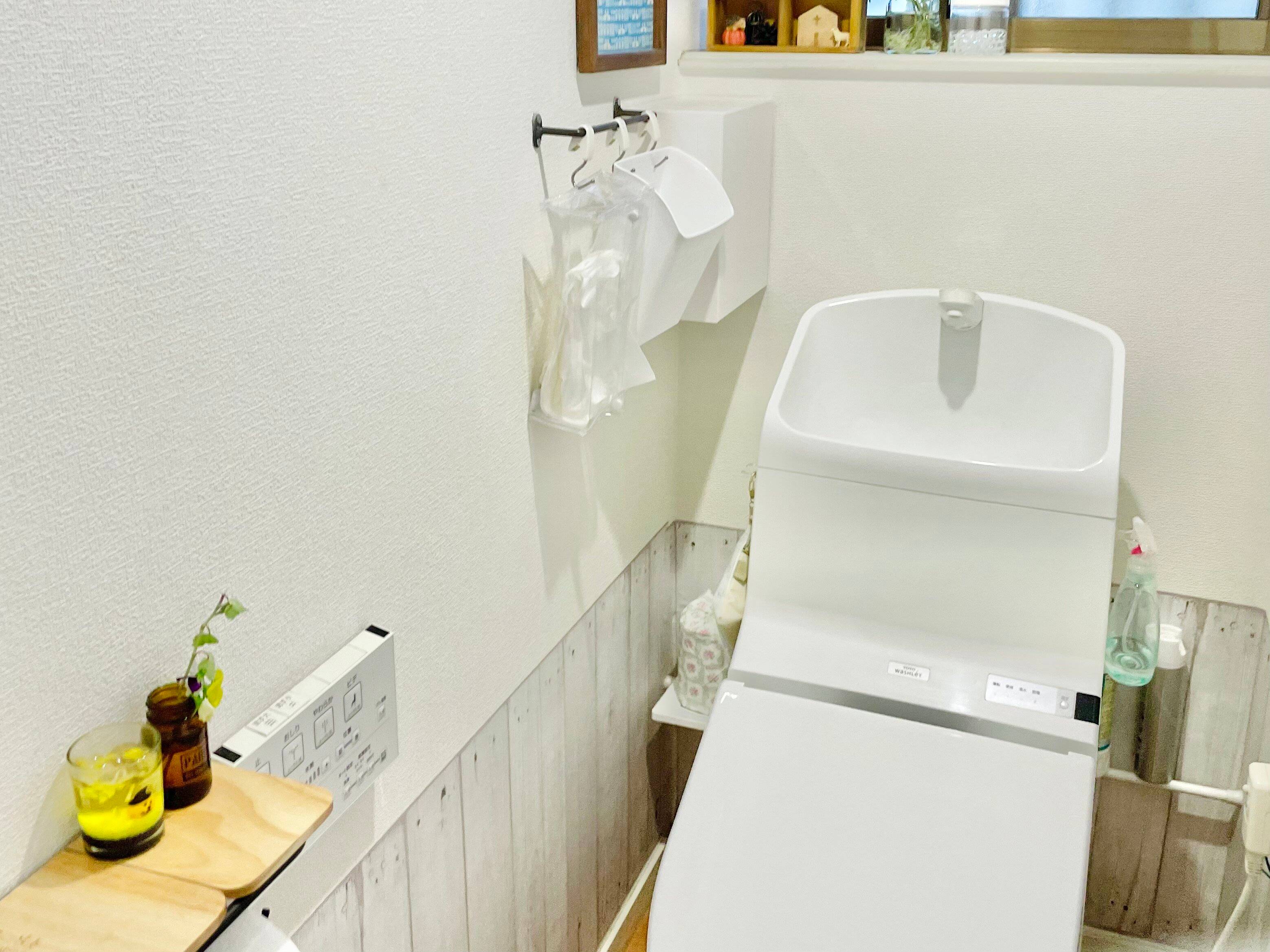 【家事ラク×トイレ収納】造りつけ収納ゼロでもスッキリ＆お掃除ラクラク！