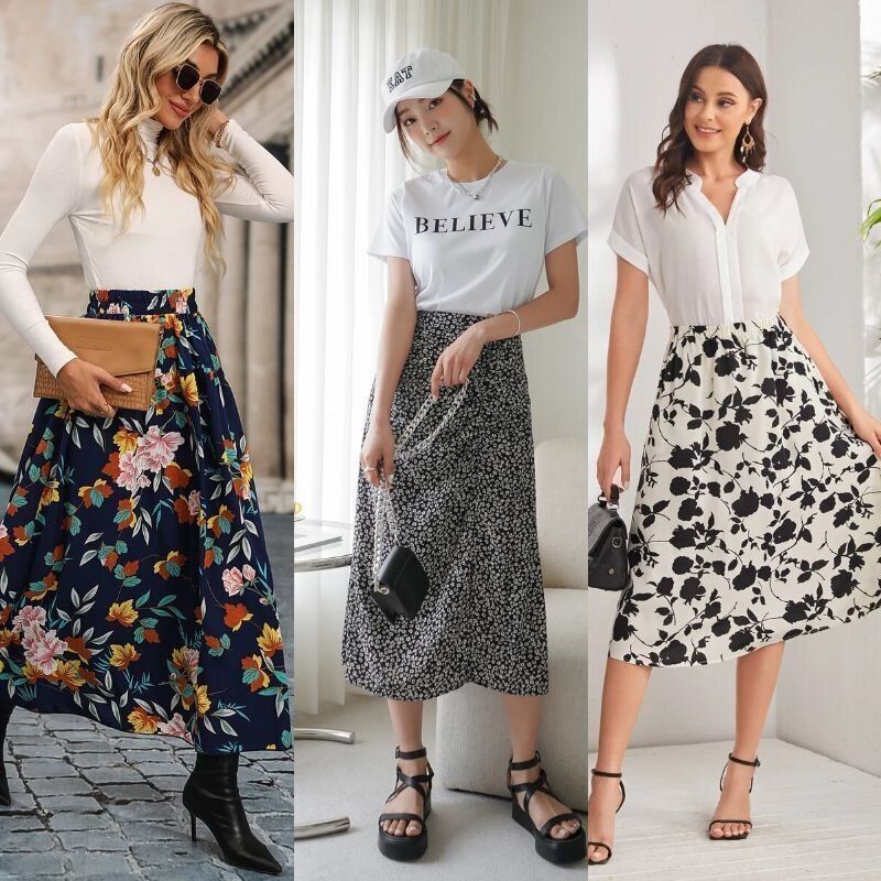 おしゃれかわいいがポイント！大人の花柄スカートおすすめコーデ10選