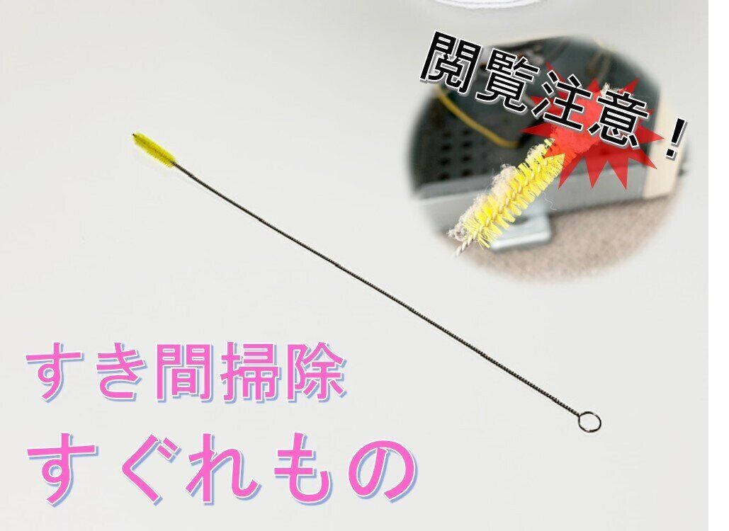 【面白いほどよく取れる】業務用の道具は優れものだった！パイプブラシの応用編