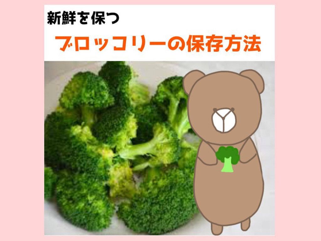 野菜のプロが教える、新鮮を保つブロッコリーの保存方法