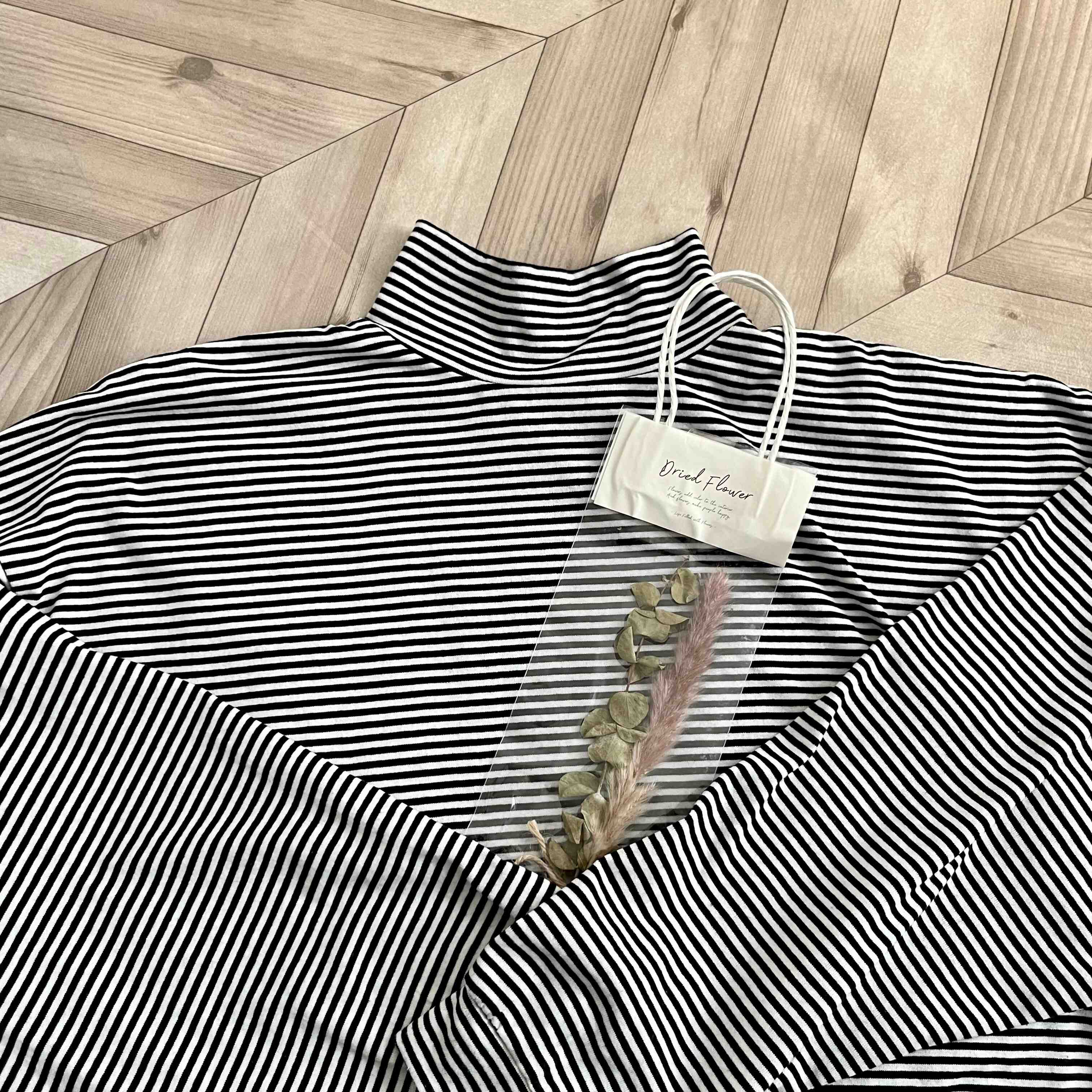 レイヤードにも使える【しまむら】1枚は持っておきたいボーダーロンT