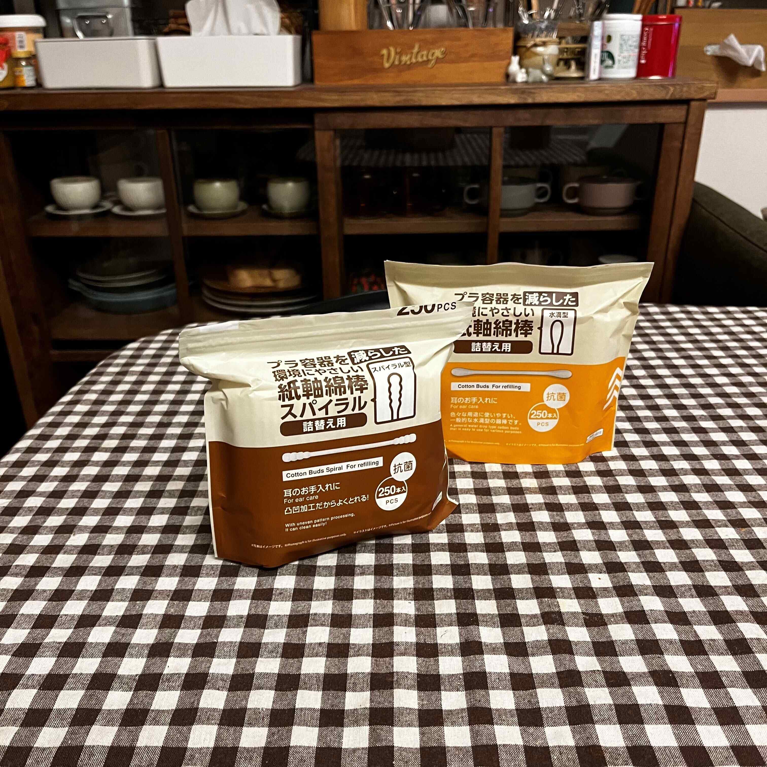 【DAISO】リピ決定！250本入りでとってもお得！しかも環境にもやさしい綿棒