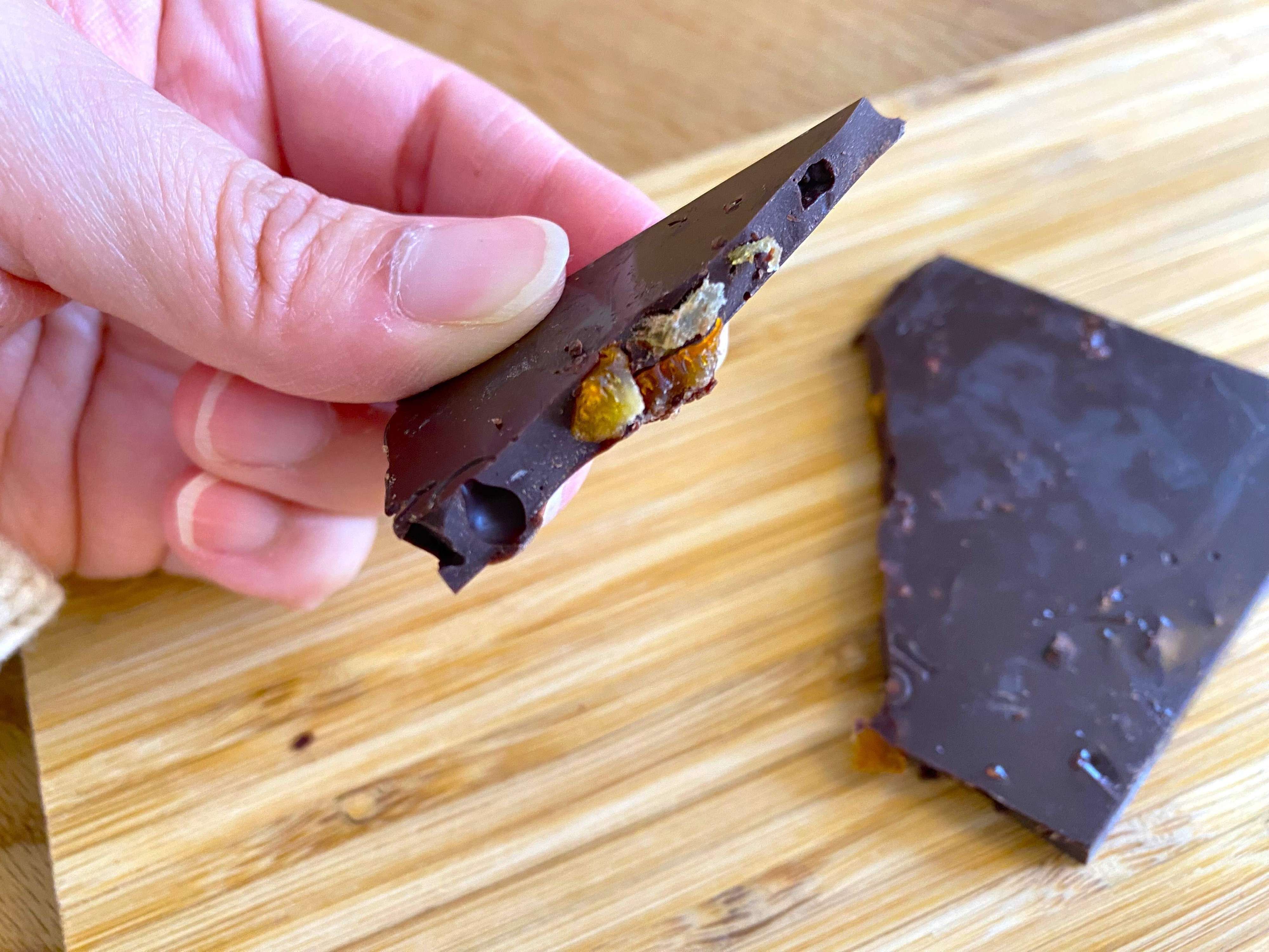 【無印】大人のティータイムにぴったり！カカオ72％の割りチョコはオレンジピールの香りがとっても華やか