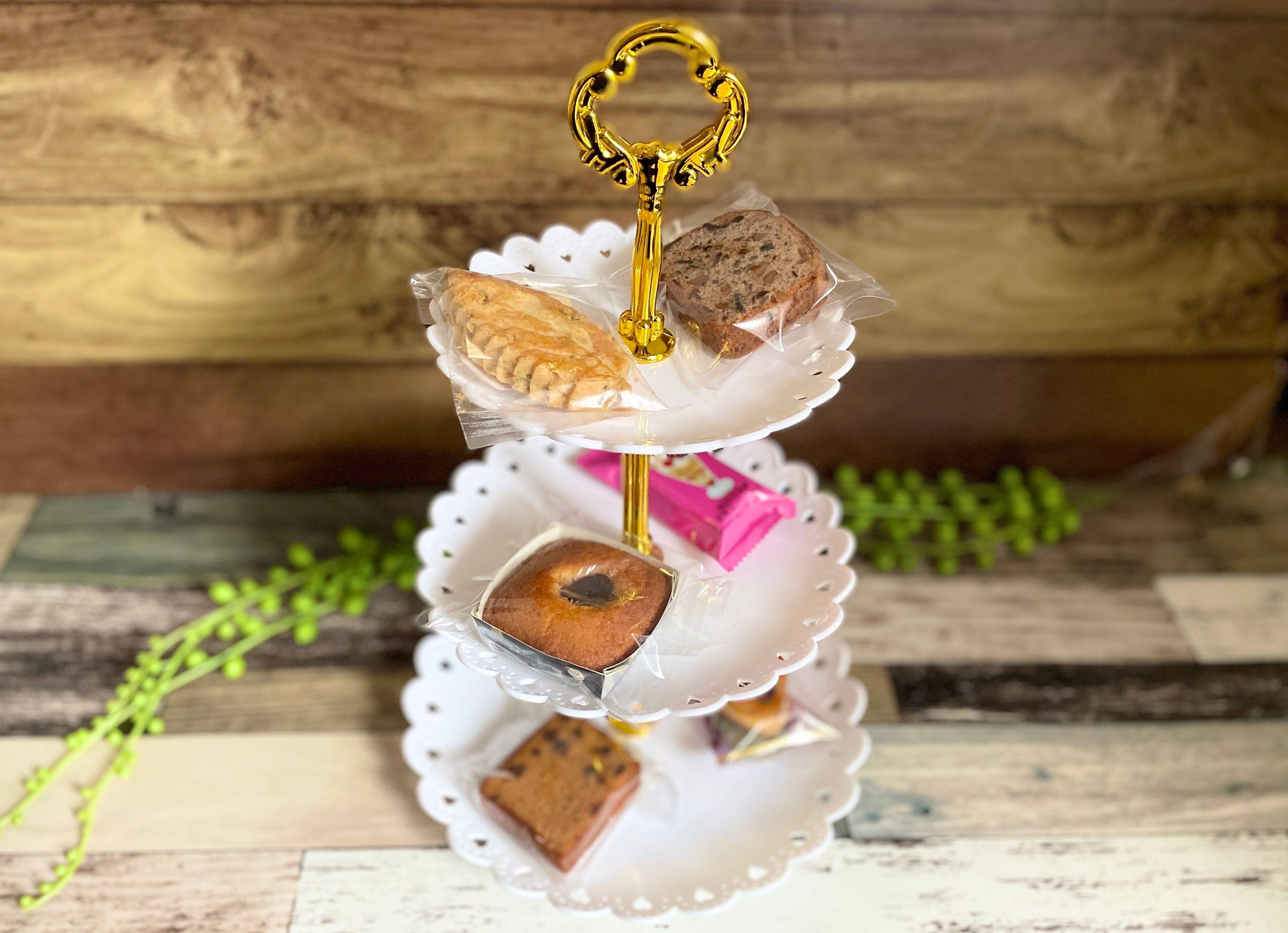 【ワッツ】簡単アフタヌーンティー気分！すべてがちょうどいい3段スタンド！