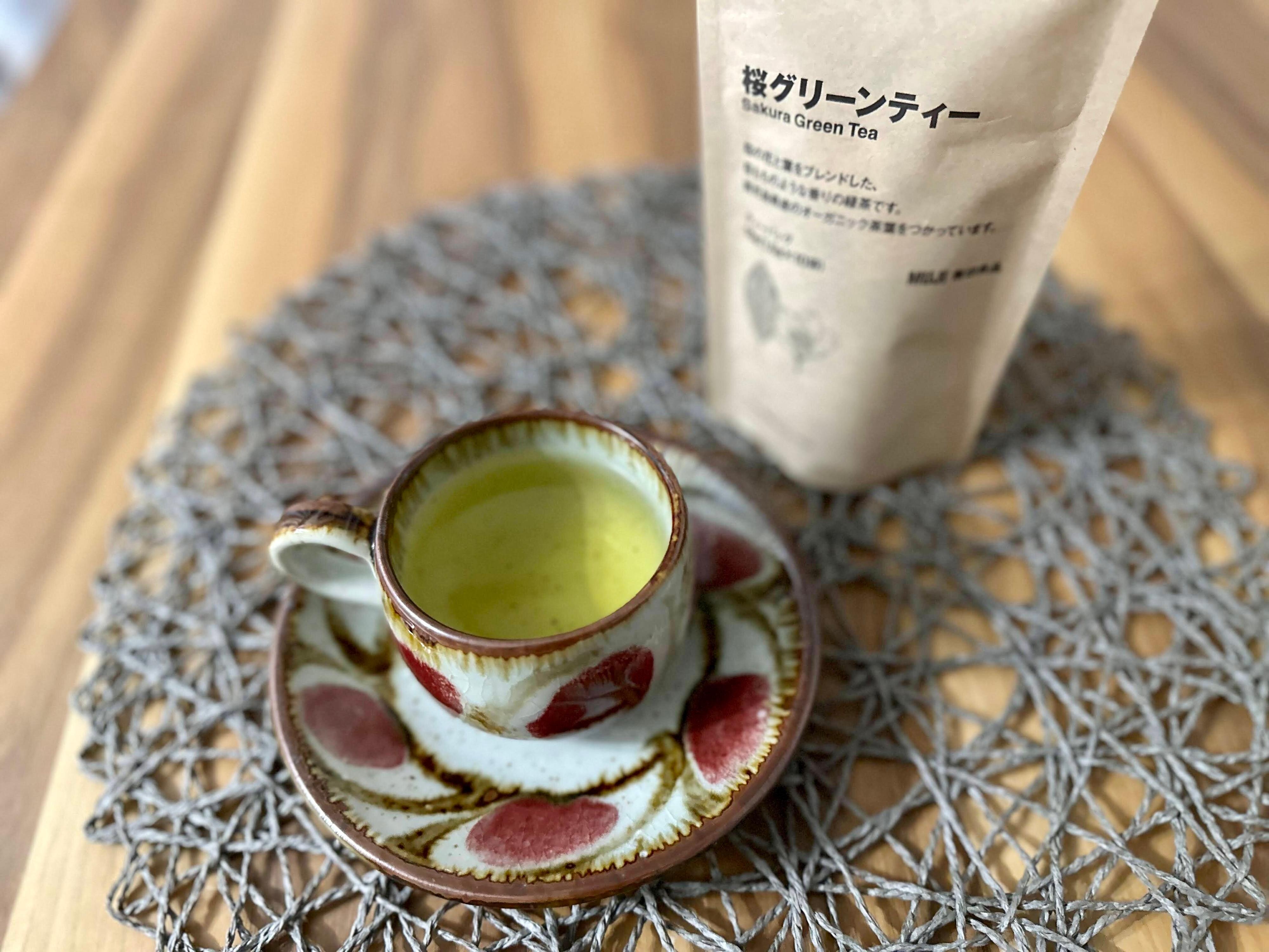 【無印良品】まるで桜餅?!春を感じる「桜グリーンティー」でほっこり幸せ気分