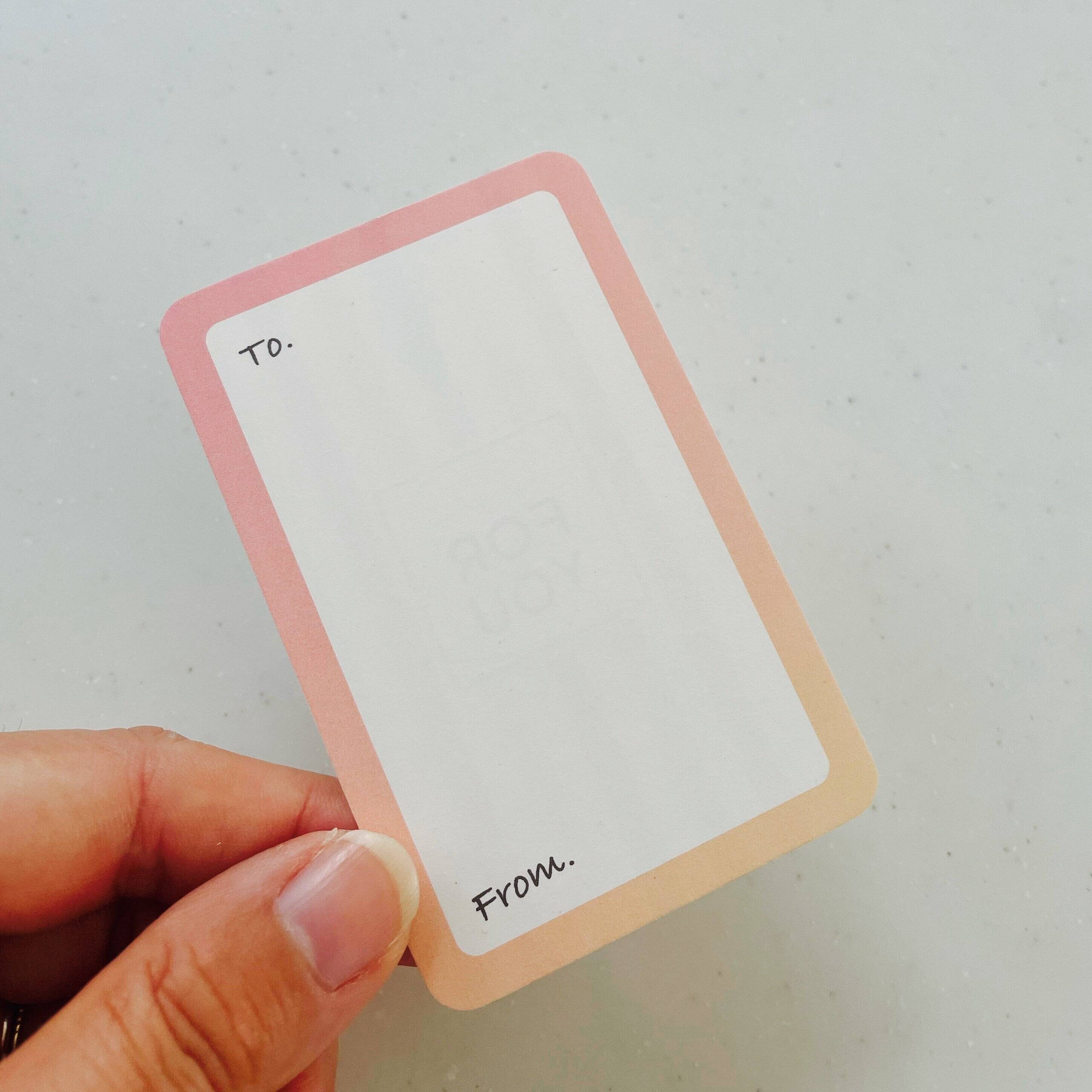 【ダイソー】ありそうでなかった！カードサイズの寄せ書きがいろいろ使えて楽しい！