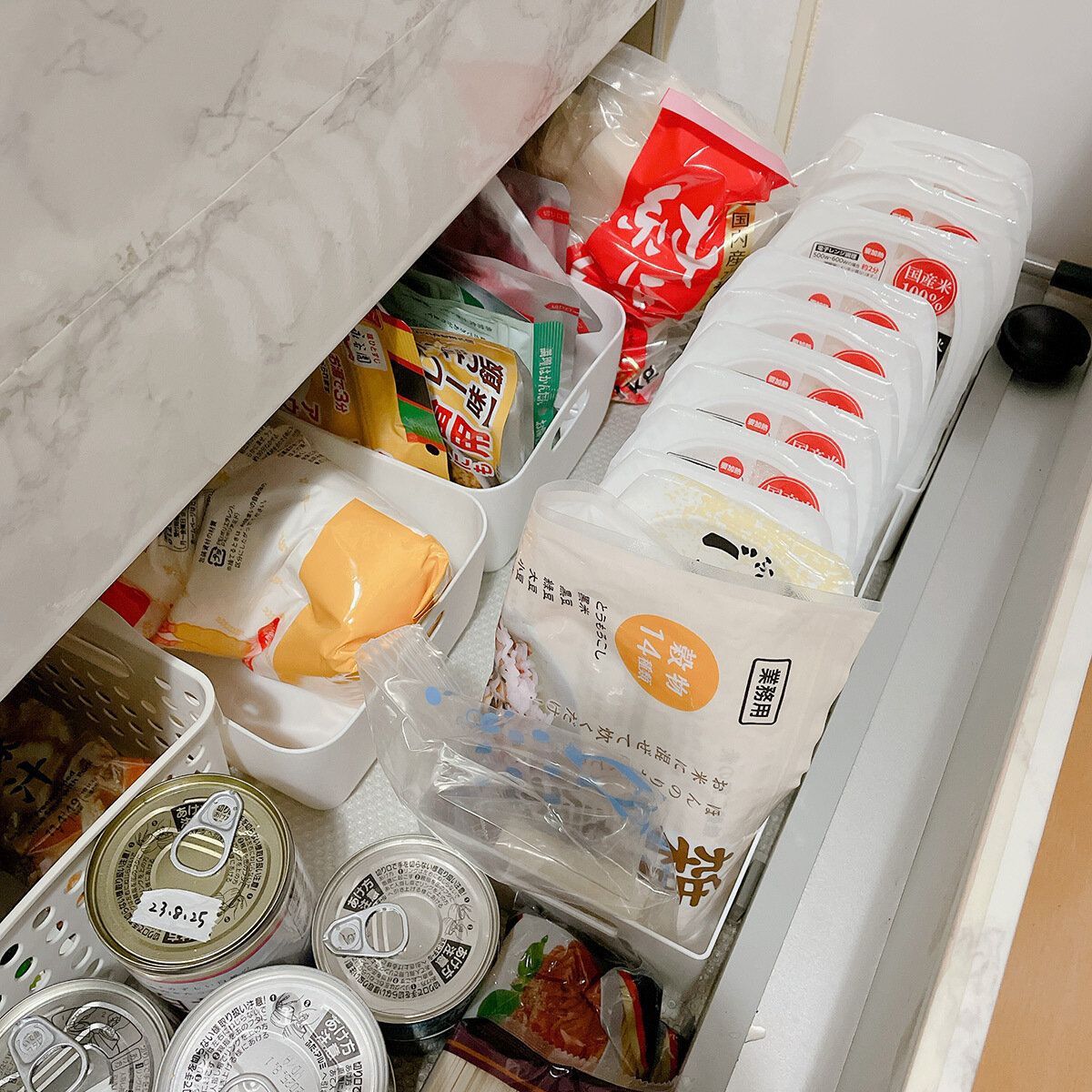 ストック食品の賞味期限切れを防ぐためにやっていること