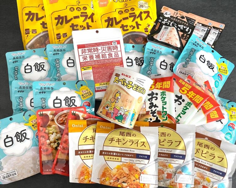 備えあれば憂いなし?!わが家の【備蓄&非常食】をご紹介！