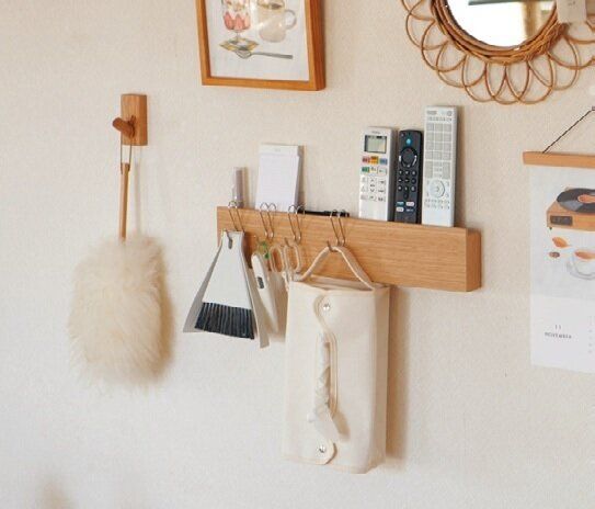 使う場所に「無印良品」の”長押”で収納をつくると勝手に片づく⁉片づけしなくてOKな収納テク３