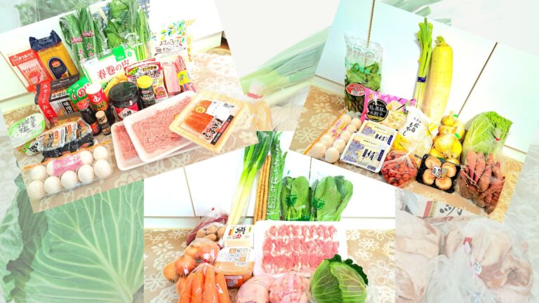 【食費節約】4人家族で食費月2万円台！私の買い出し時の心得!!