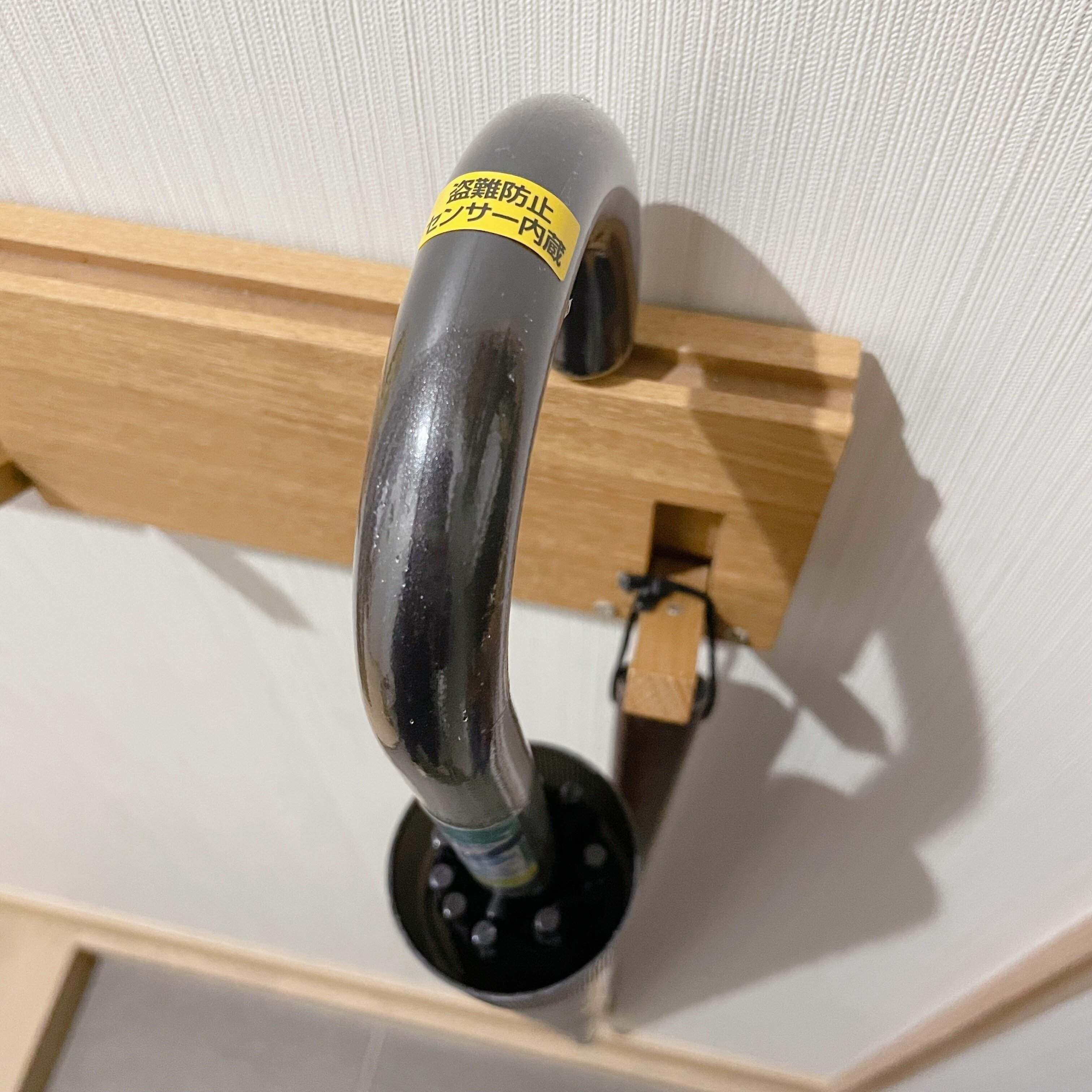 【盗難対策】心理的効果あり!?ステッカーを貼って盗難対策をしよう！