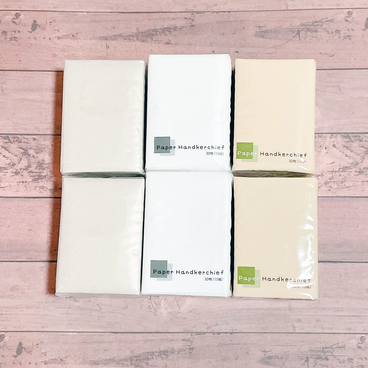 便利な携帯用ペーパーハンカチ　無印良品＆ダイソー比較してみた