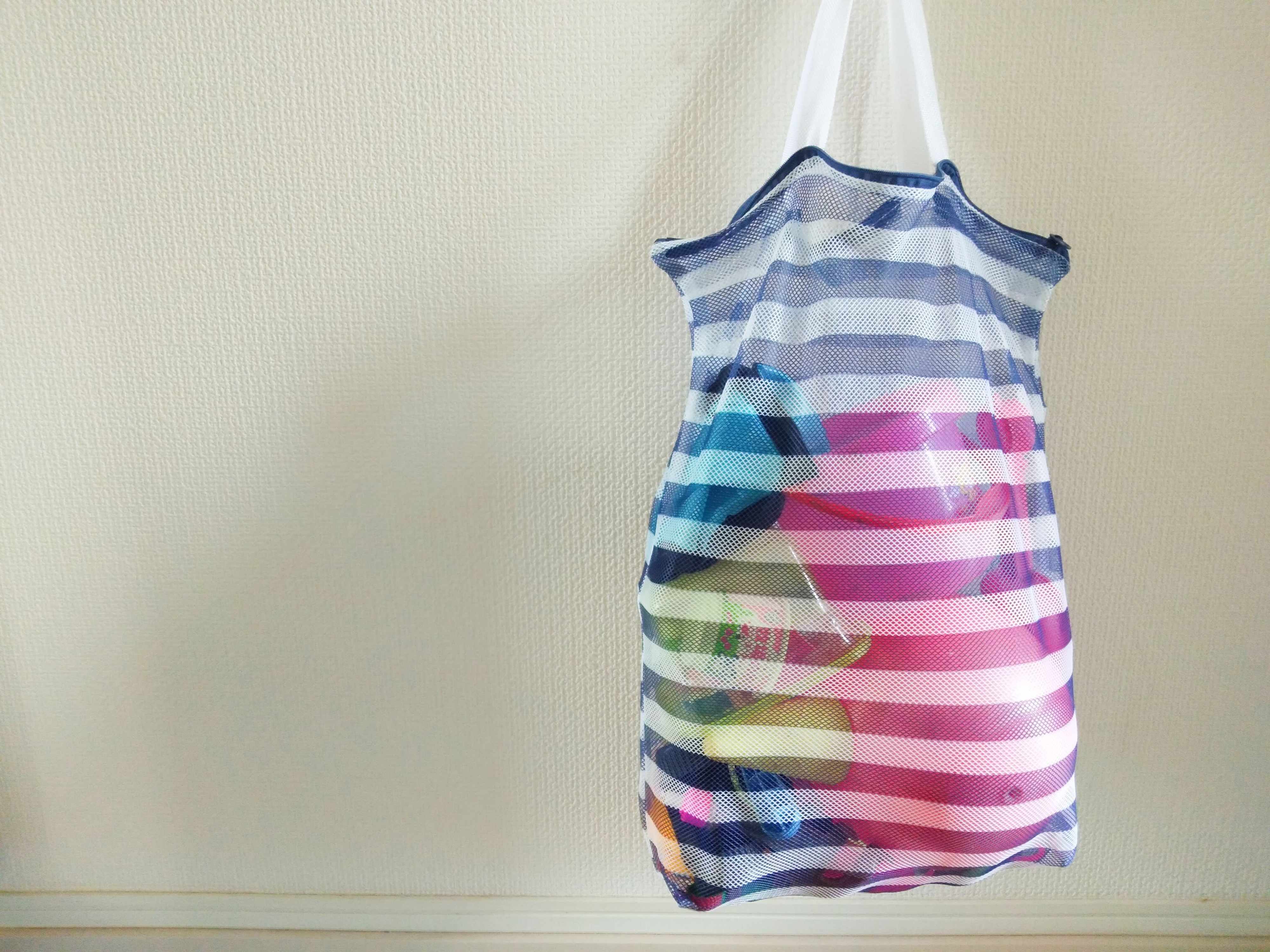 お砂場通いのママ必見！ボールもすっぽり入るお砂場バッグはコレ！