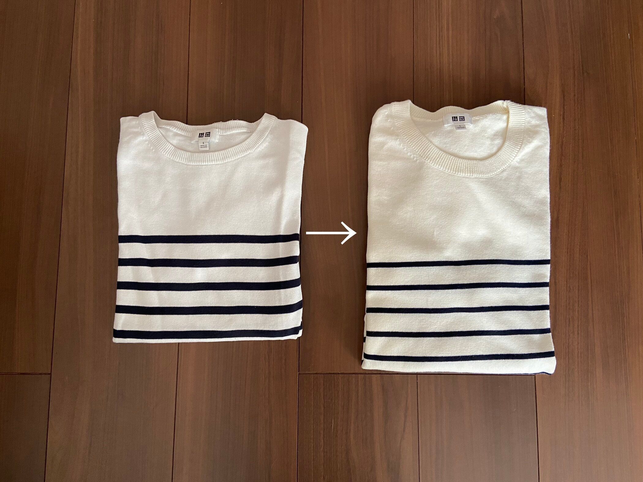 手持ち服を見直した結果、同じアイテムの買い替えをしてみました