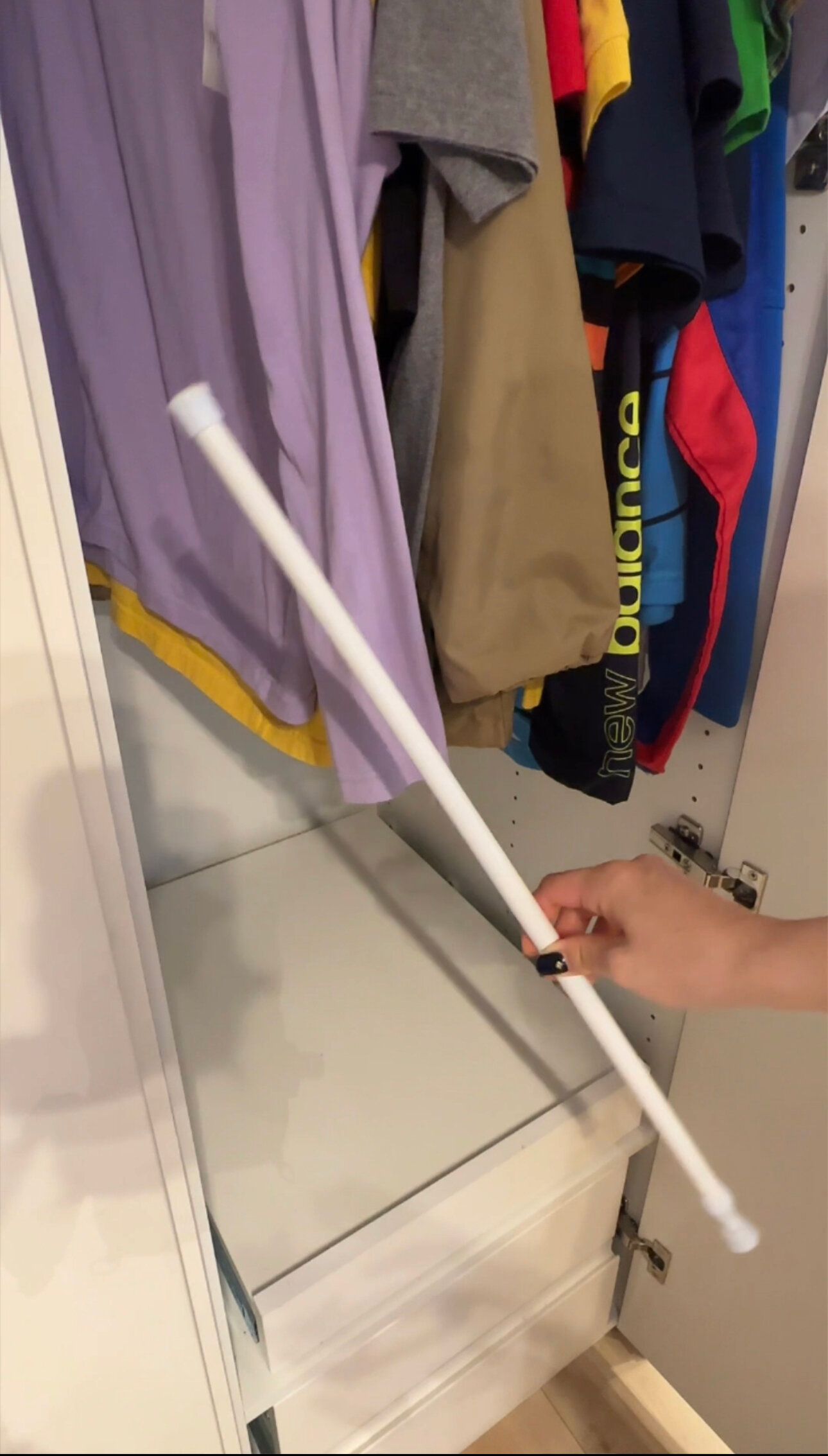 【ライフハック】新たに発見！突っ張り棒活用とは？