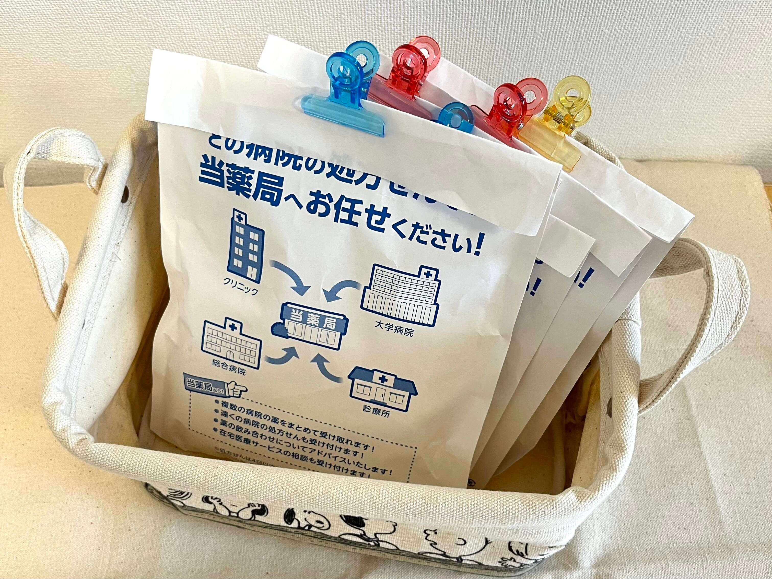 【収納】どれだっけ？を解消！処方薬はカラークリップで『色わけ』収納