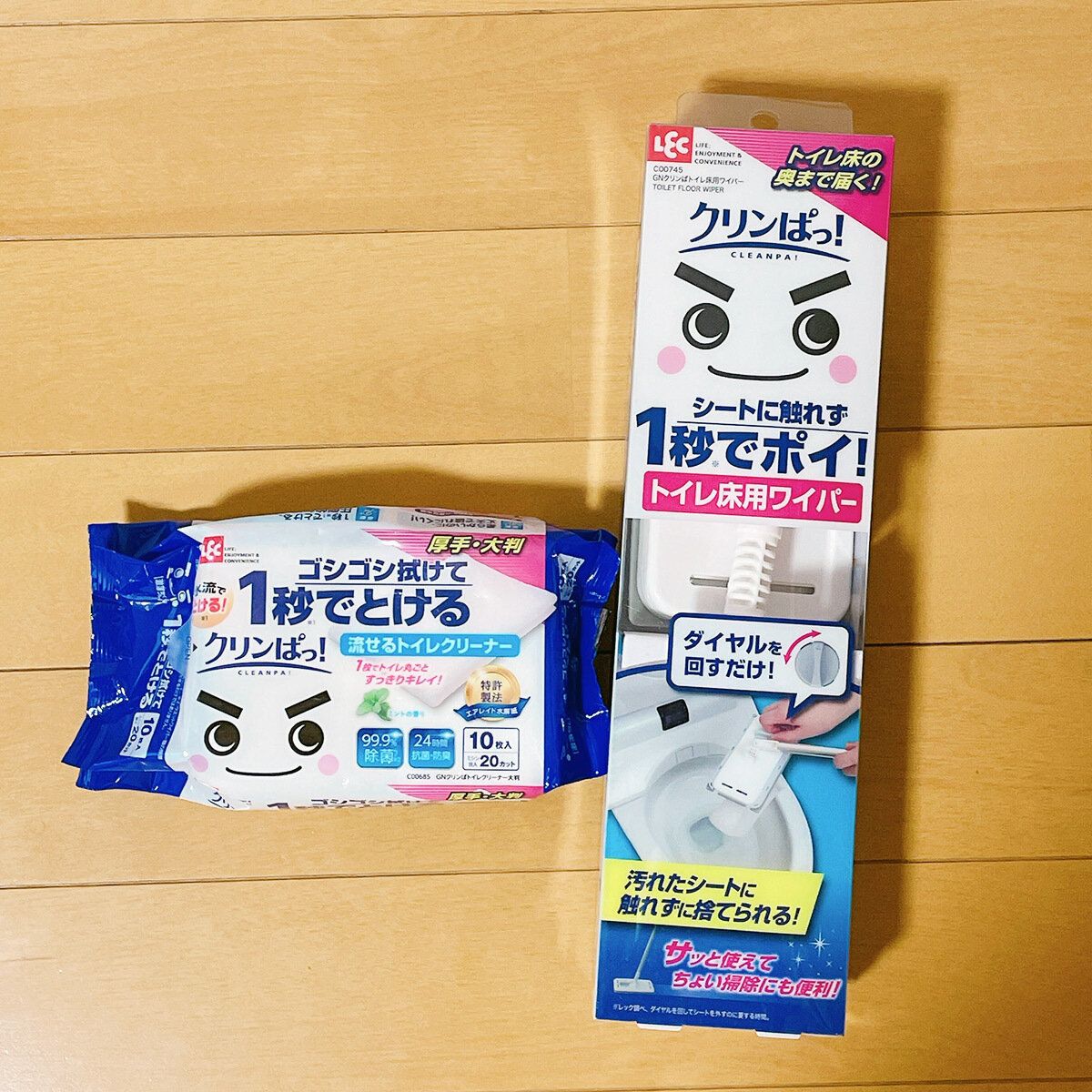 ニトリで見つけた！トイレ床用ワイパー　掃除はラクになるのか！？
