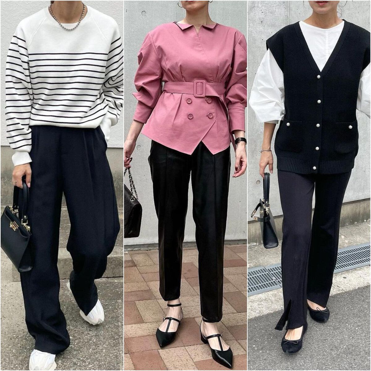 手持ちの「黒パンツ」であか抜ける！マネするだけで即オシャレになれるコーデ5選