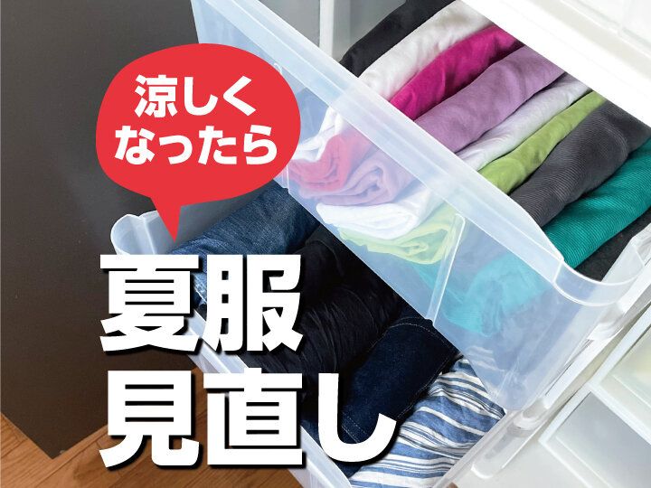 【夏服見直し】元汚部屋のぐうたら整理収納アドバイザーが実践している手放す服4選